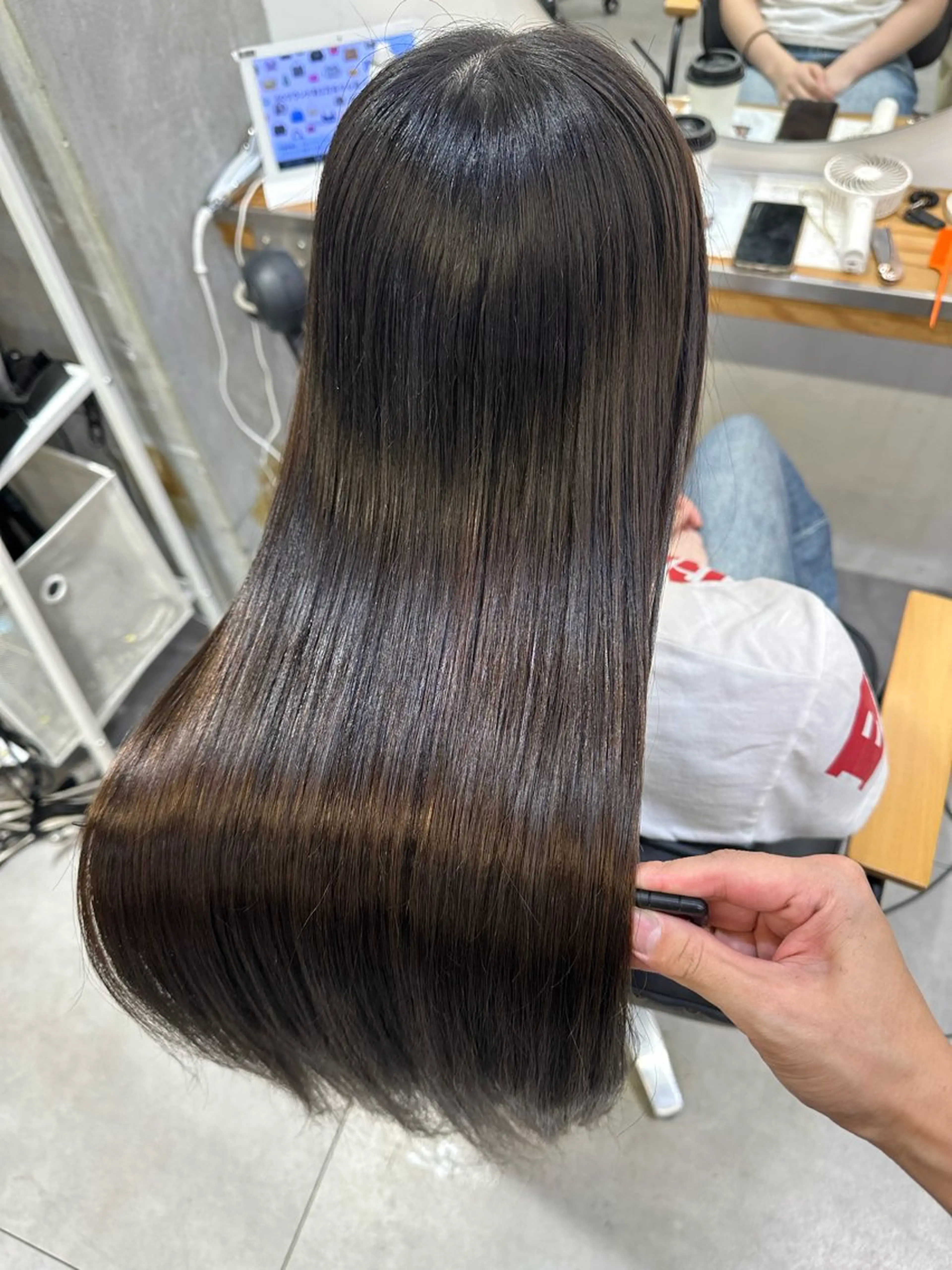 セミロング 縮毛矯正 リキ/髪質改善 /縮毛矯正🫧のヘアスタイル