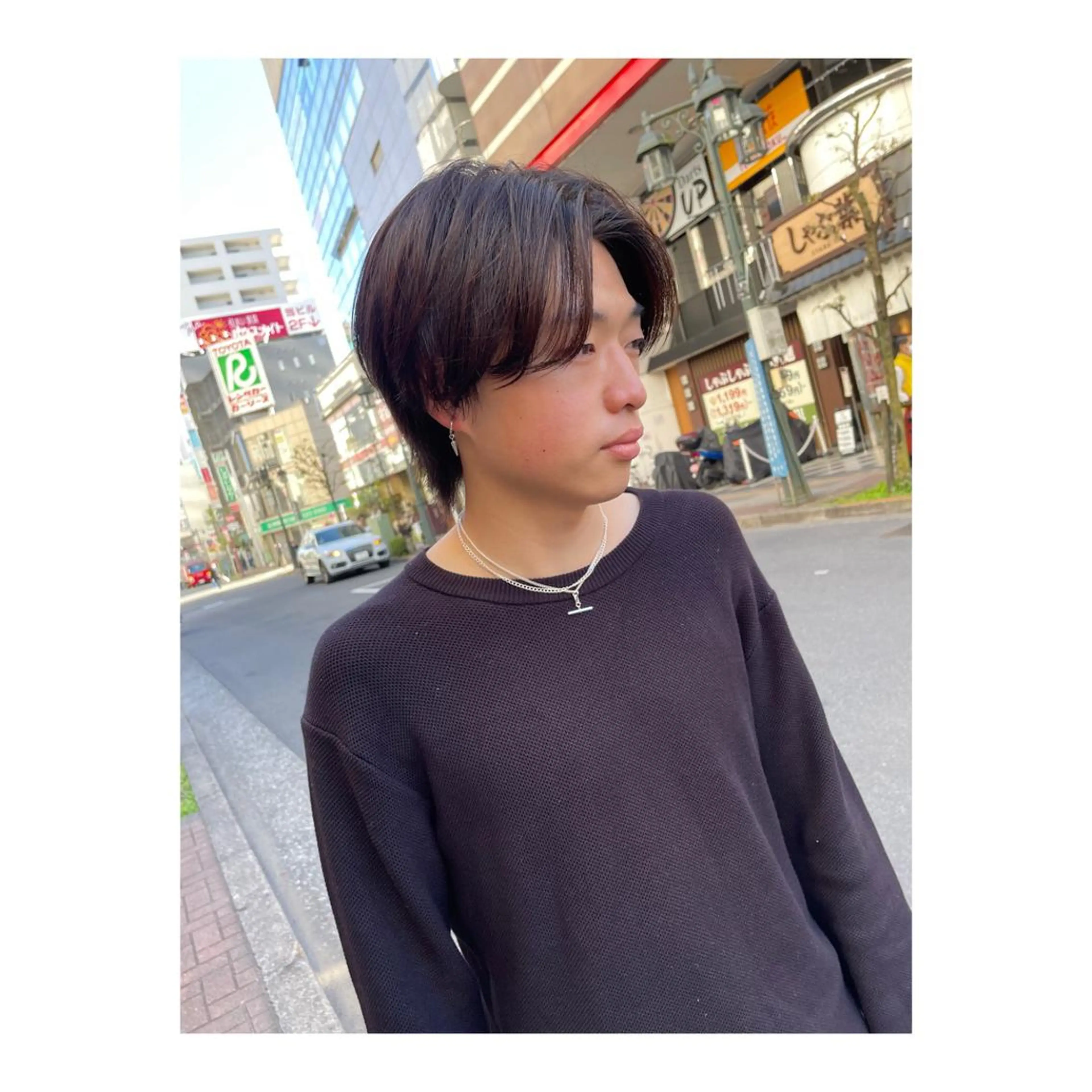 ショート パーマ メンズ ange☞ soutaのヘアスタイル