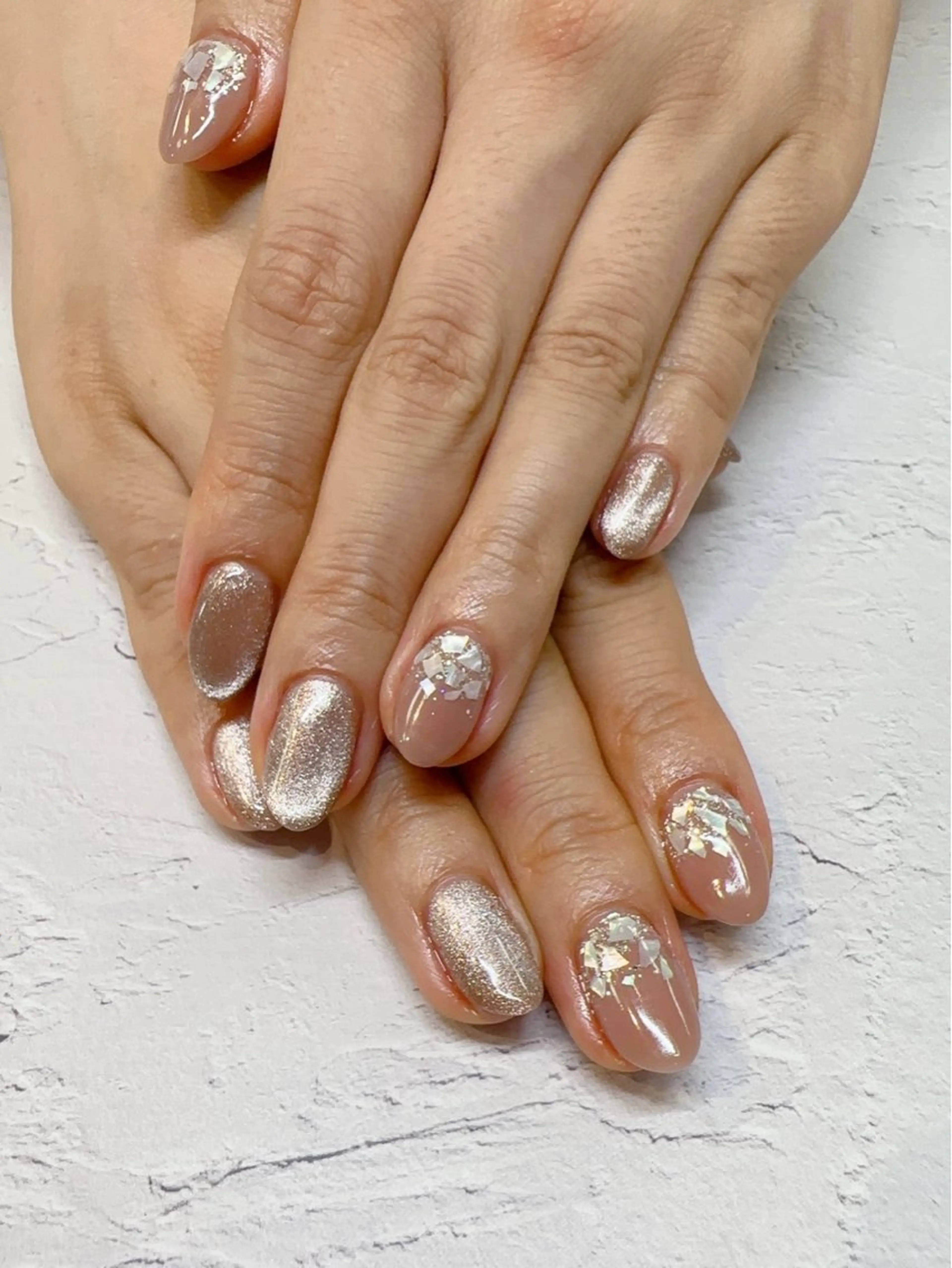 ネイル マグネットネイル ハンドネイル nailist SATO【銀座】のネイルデザイン