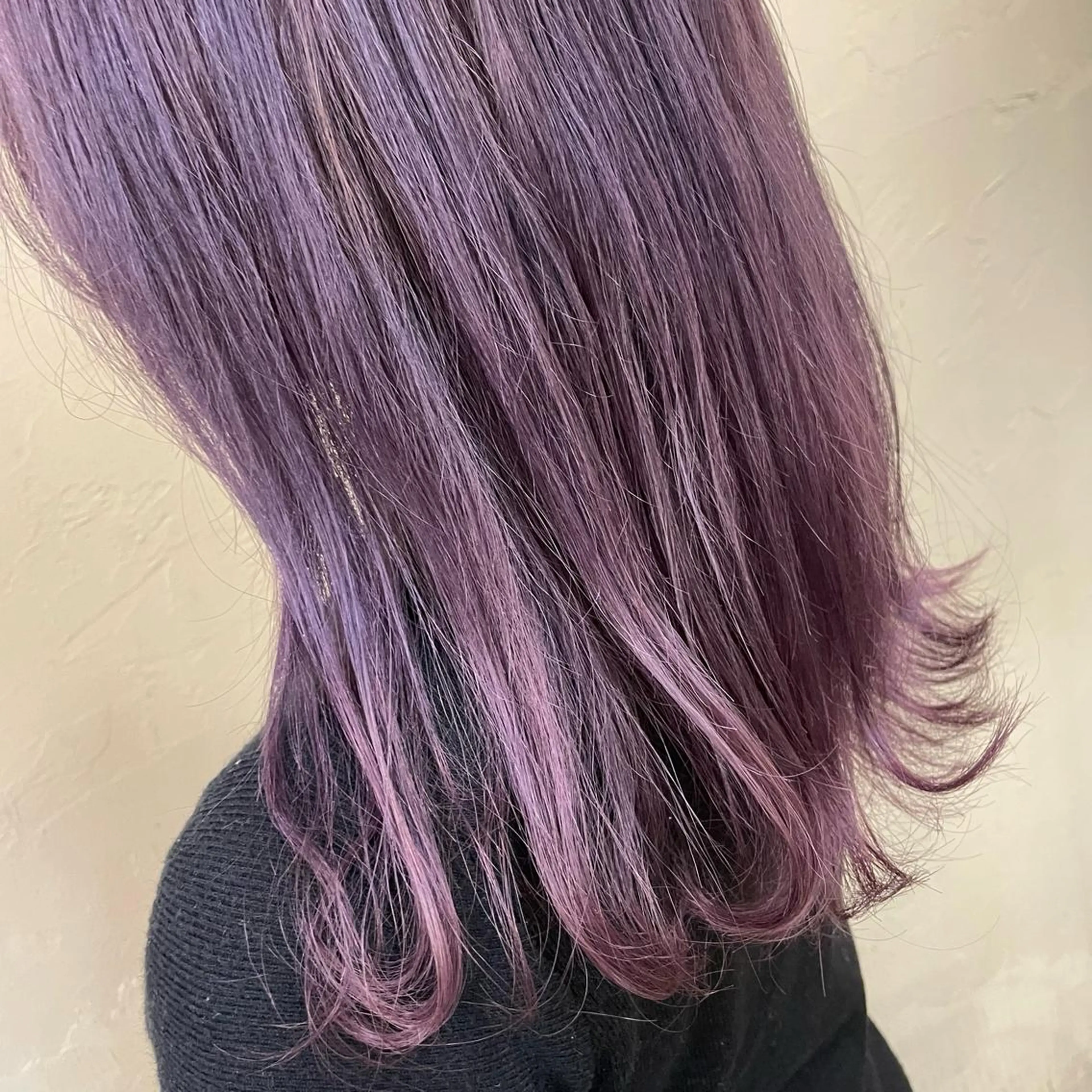 ロング カラー 馬場 瑞穂のヘアスタイル