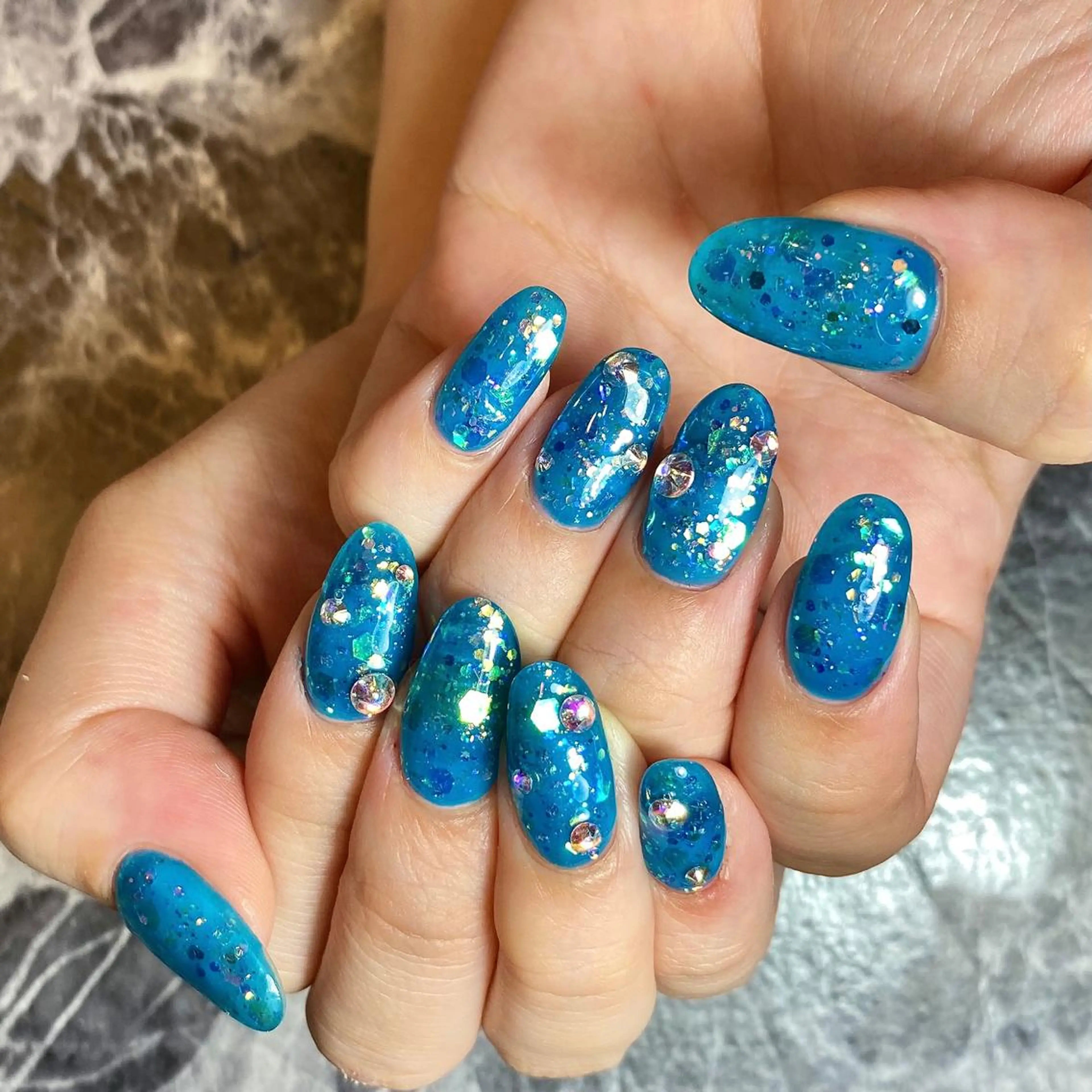 ネイル ジェルネイル しば まなみのネイルデザイン