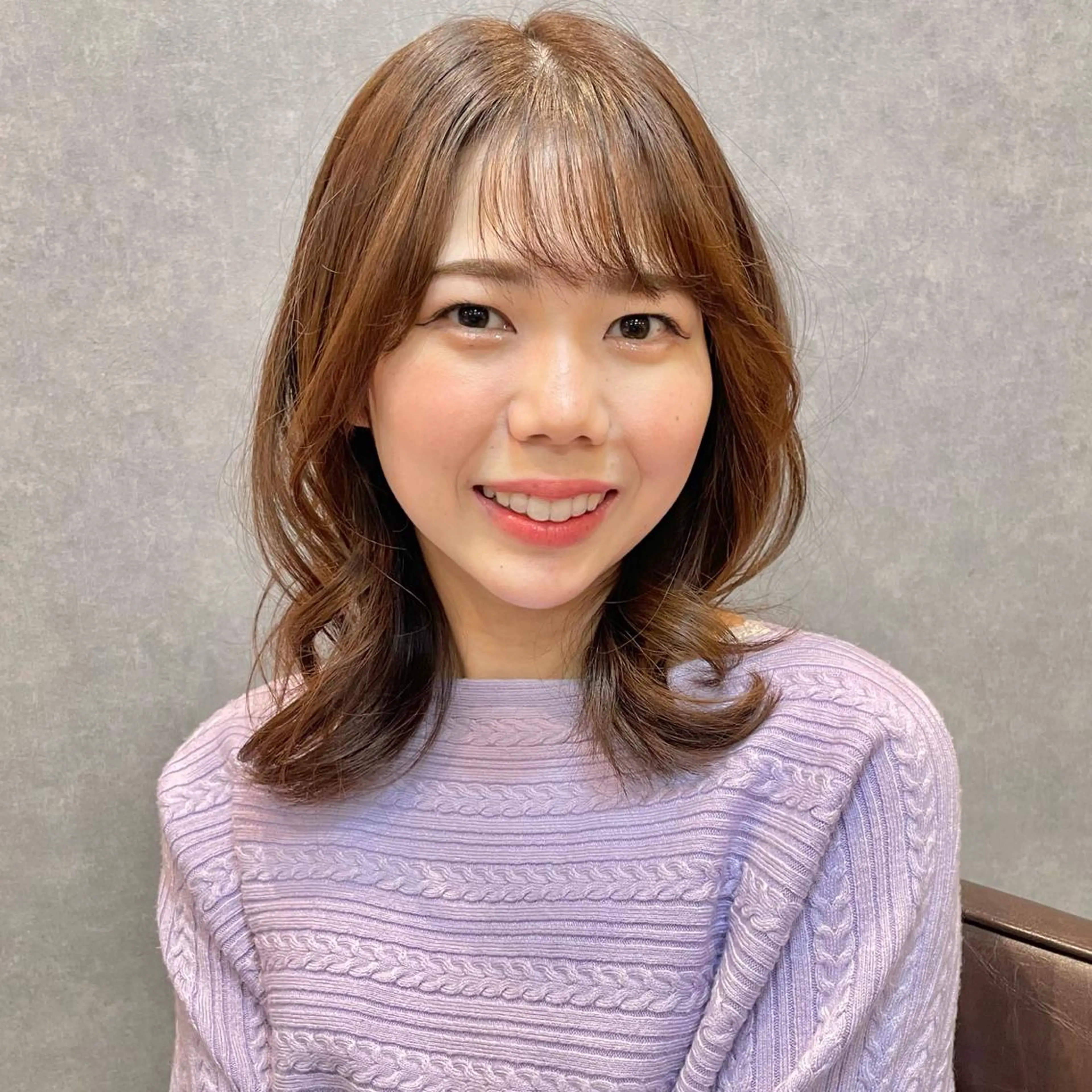 ミディアム カラー ベージュカラー ツヤ美髪💐 髪質改善/高山愛来のヘアスタイル