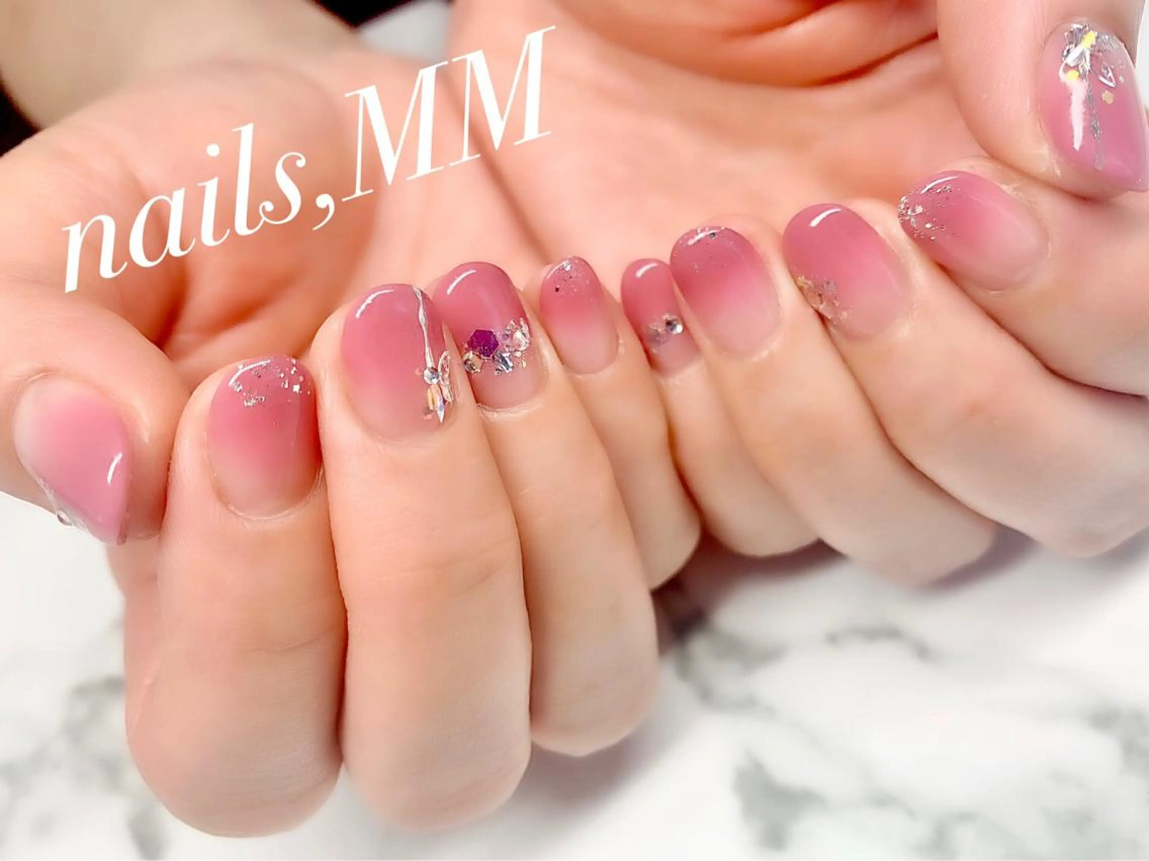 ネイル グラデーション ハンドネイル nailsalon MMのネイルデザイン