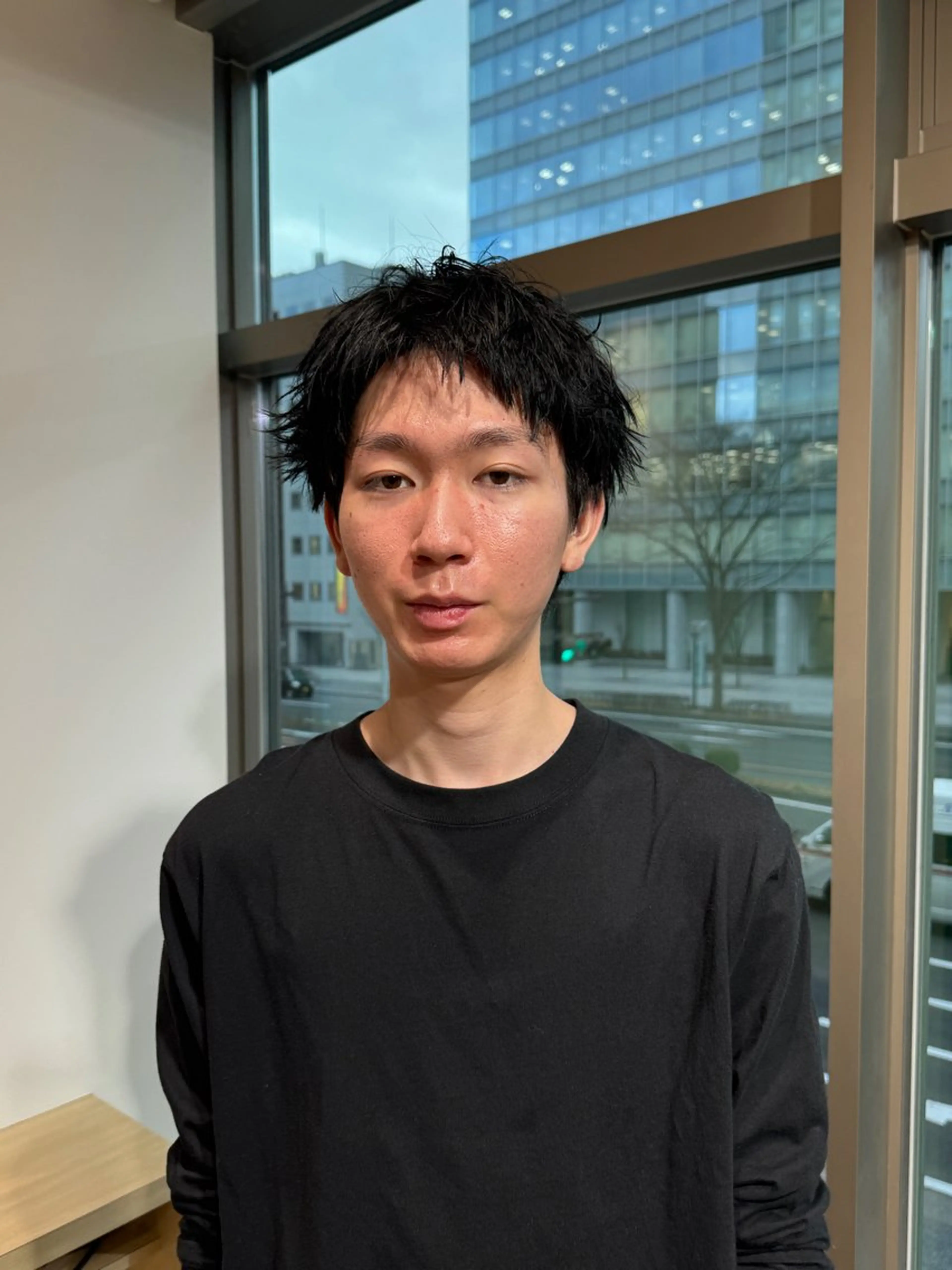 ショート メンズ メンズ特化/ センターパート/八谷のヘアスタイル