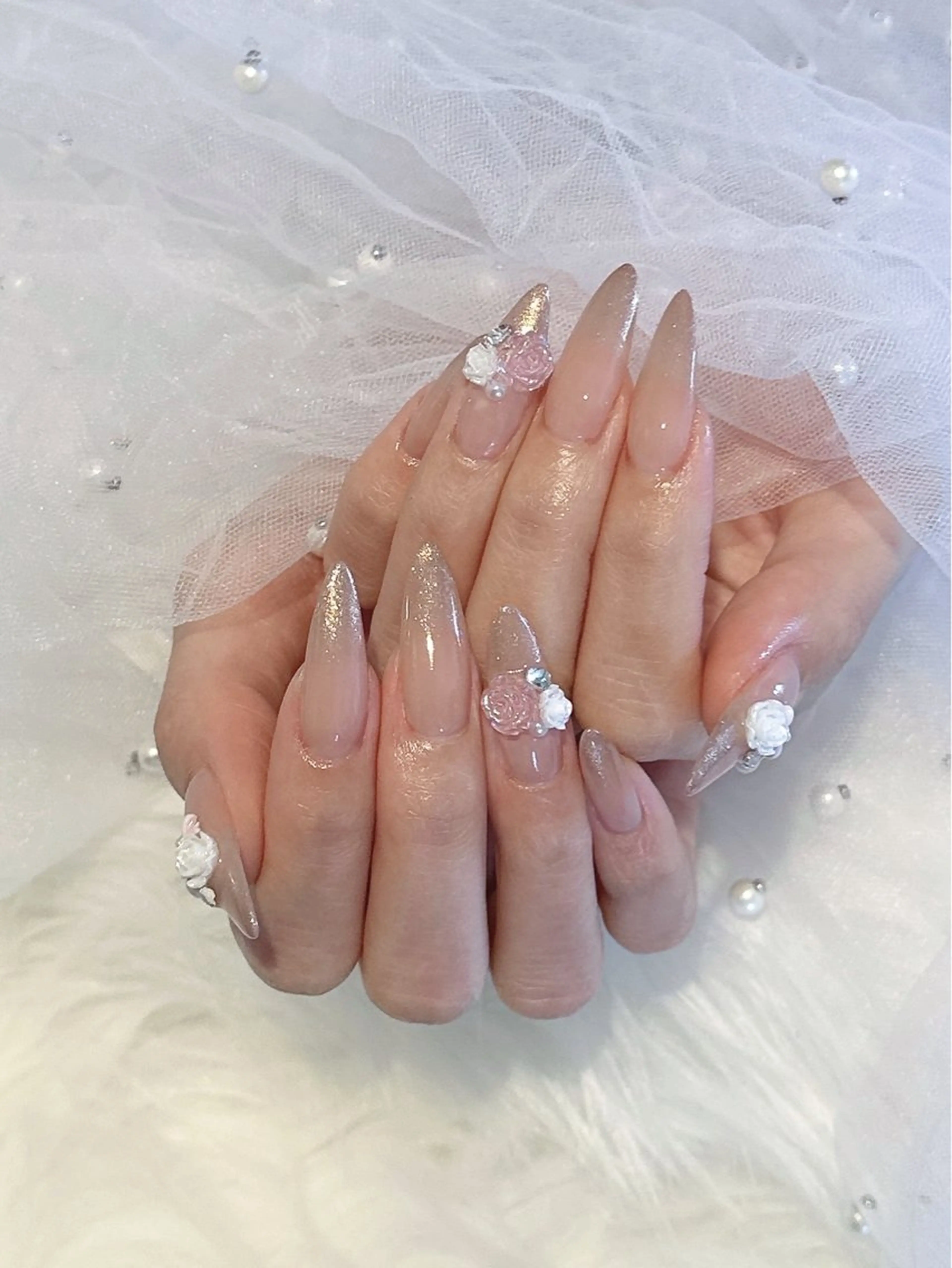 ネイル 【Eclat ｴｸﾗ】nail＆beauty所属・Eclat〔ｴｸﾗ〕 MOEKA𝜗𝜚*のネイルデザイン