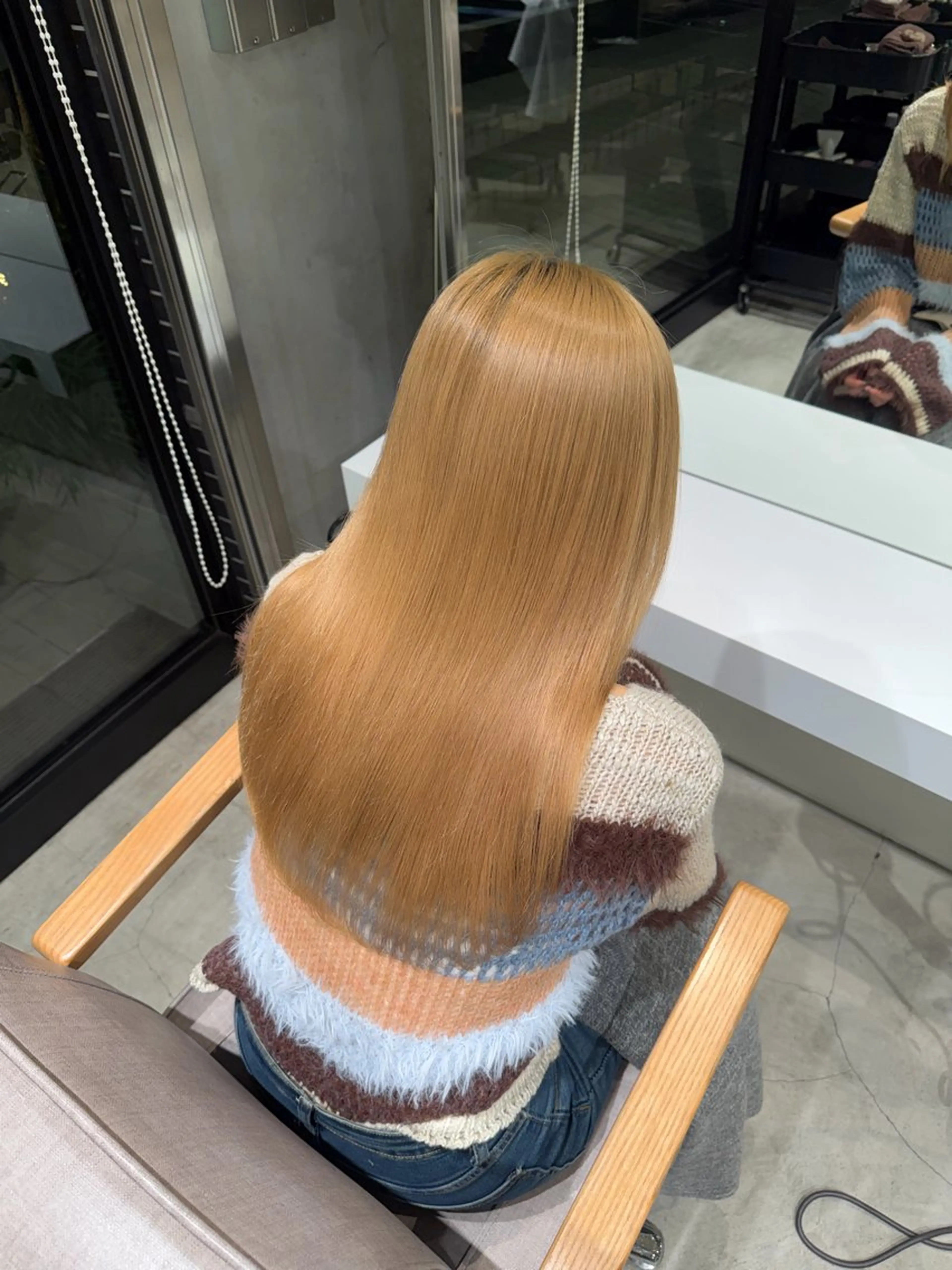 ロング LONESS GINZA所属・FUJIIKANON /ケア‪透明感カラーのヘアスタイル