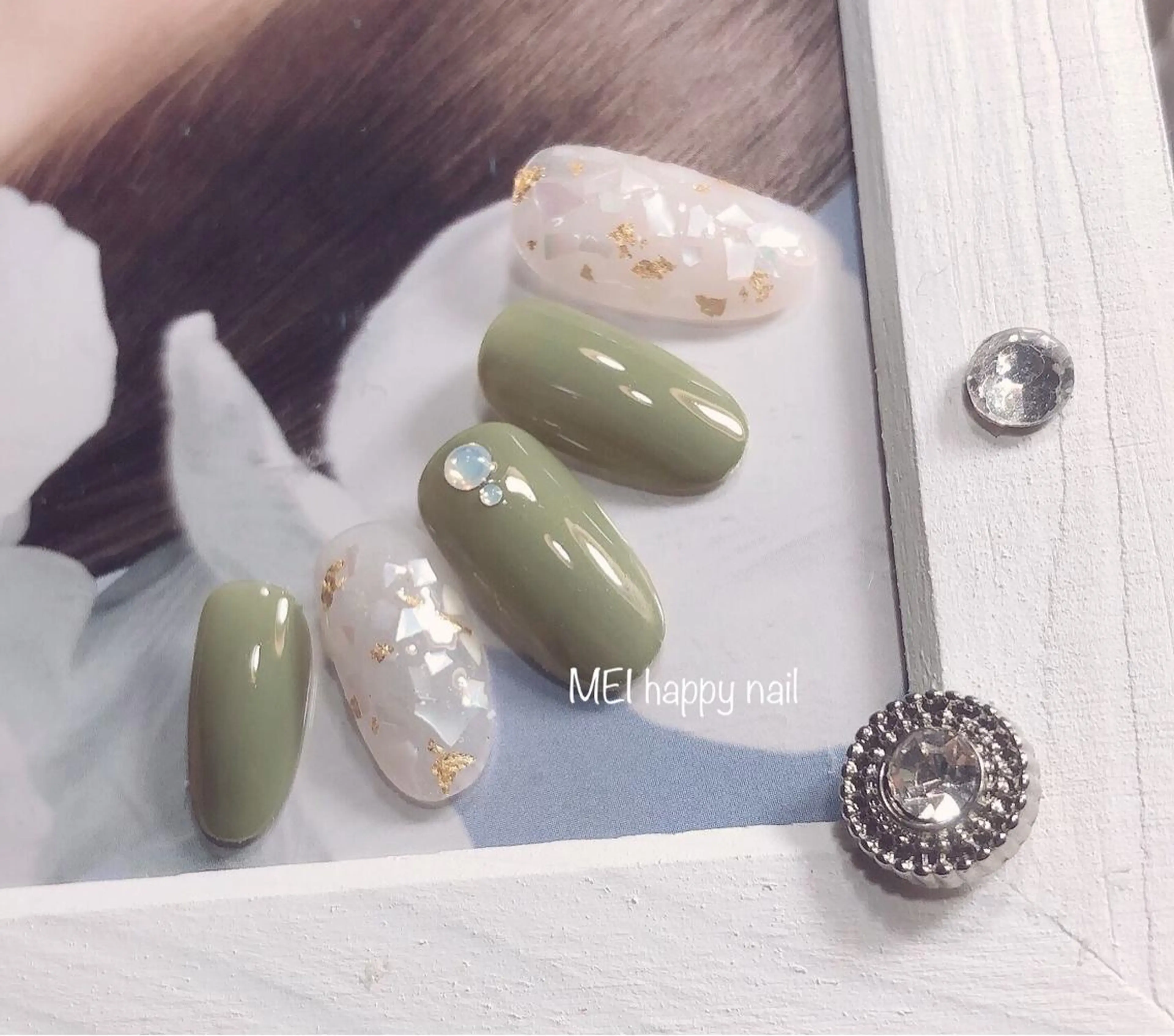 ネイル ジェルネイル ニュアンスネイル パラジェル 春ネイル 北浦和 自爪育成ケアのネイルデザイン