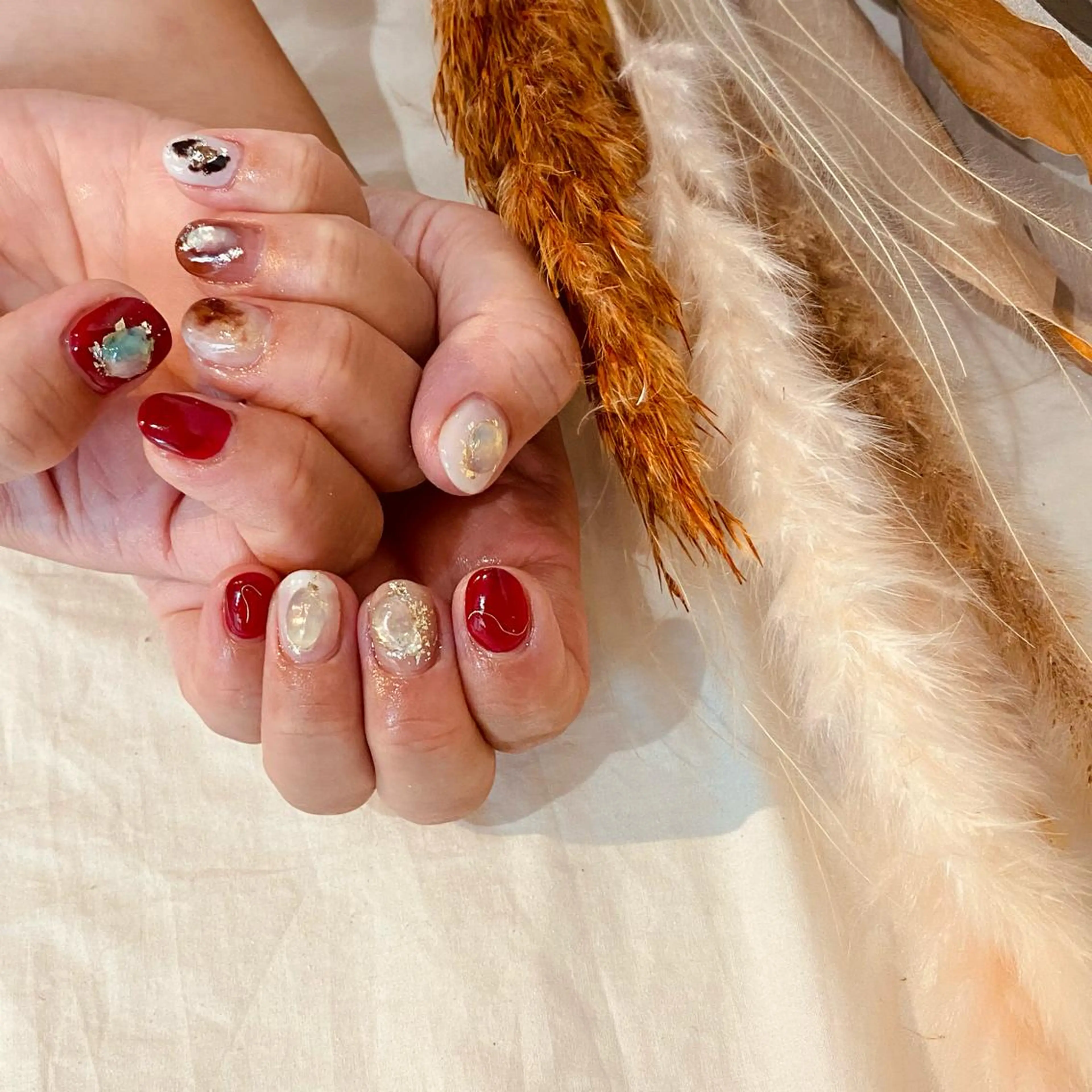 ネイル ハンドネイル フットネイル reco nail所属・池田 美穂のネイルデザイン