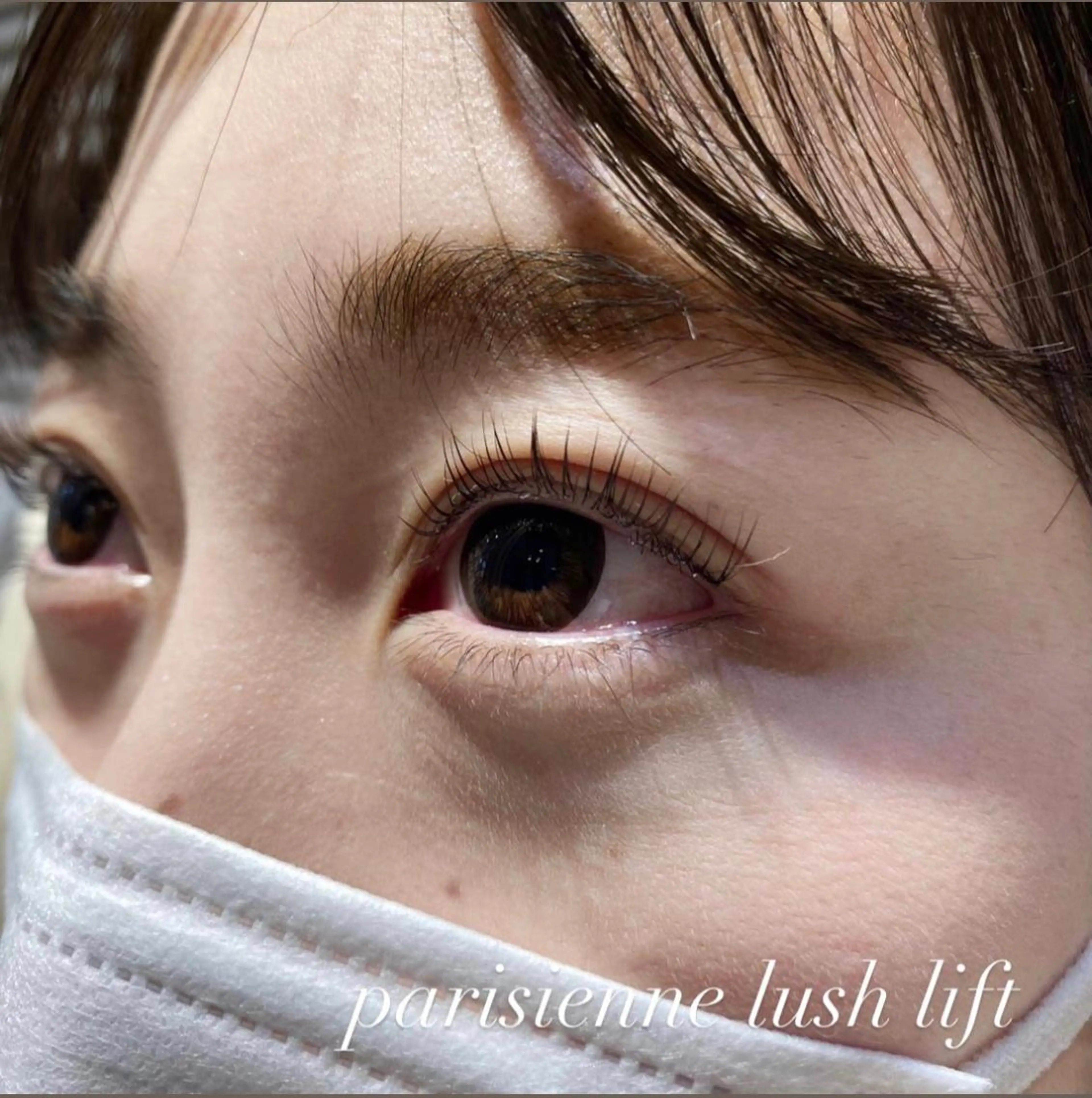 マツエク・マツパ パリジェンヌラッシュリフト マツパ 艶カラー/韓国風ヘア 🩵shioneのヘアスタイル