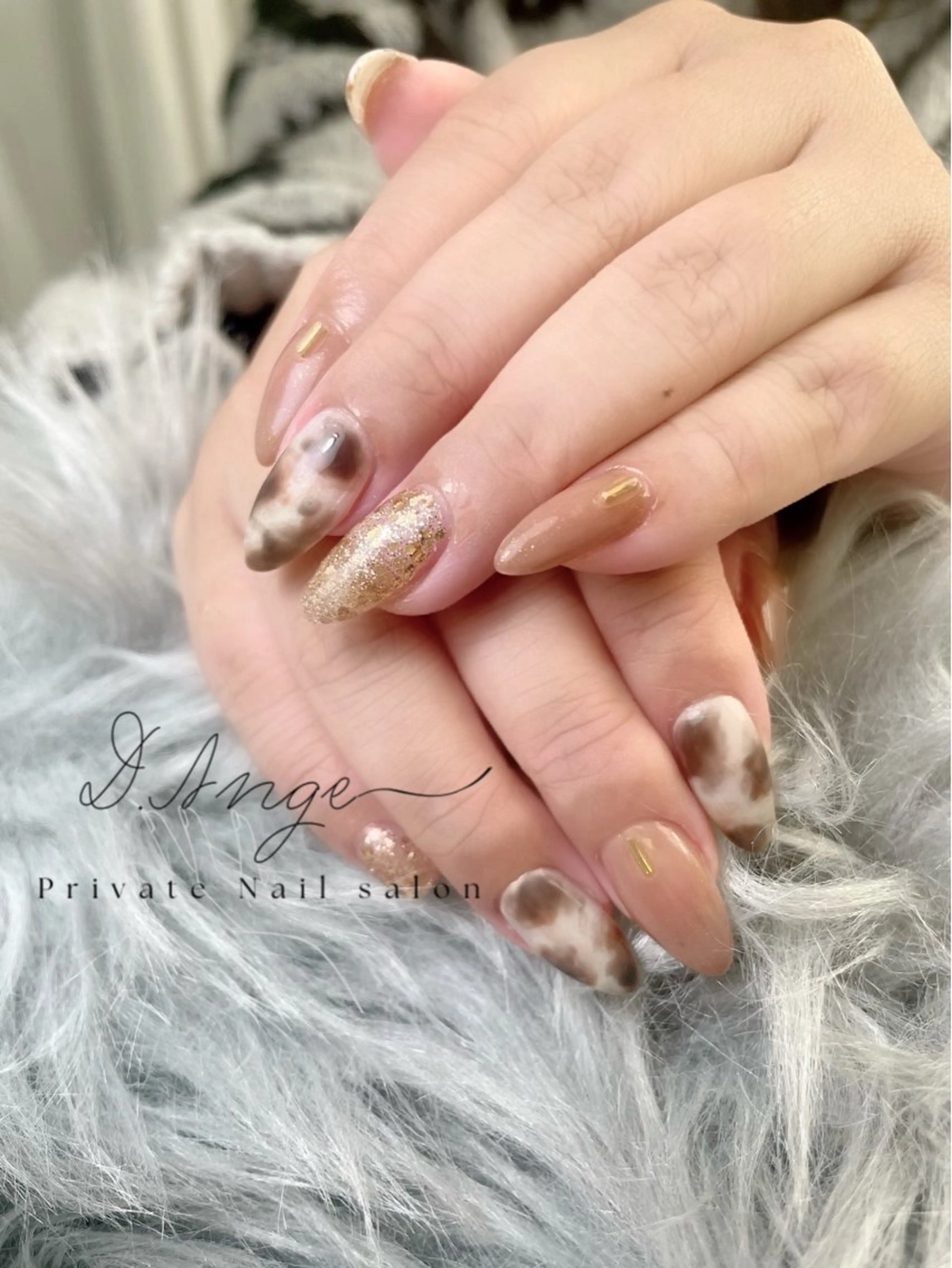ミディアム ハンドネイル D.Ange Nail Salon所属・D.Ange Nailのネイルデザイン