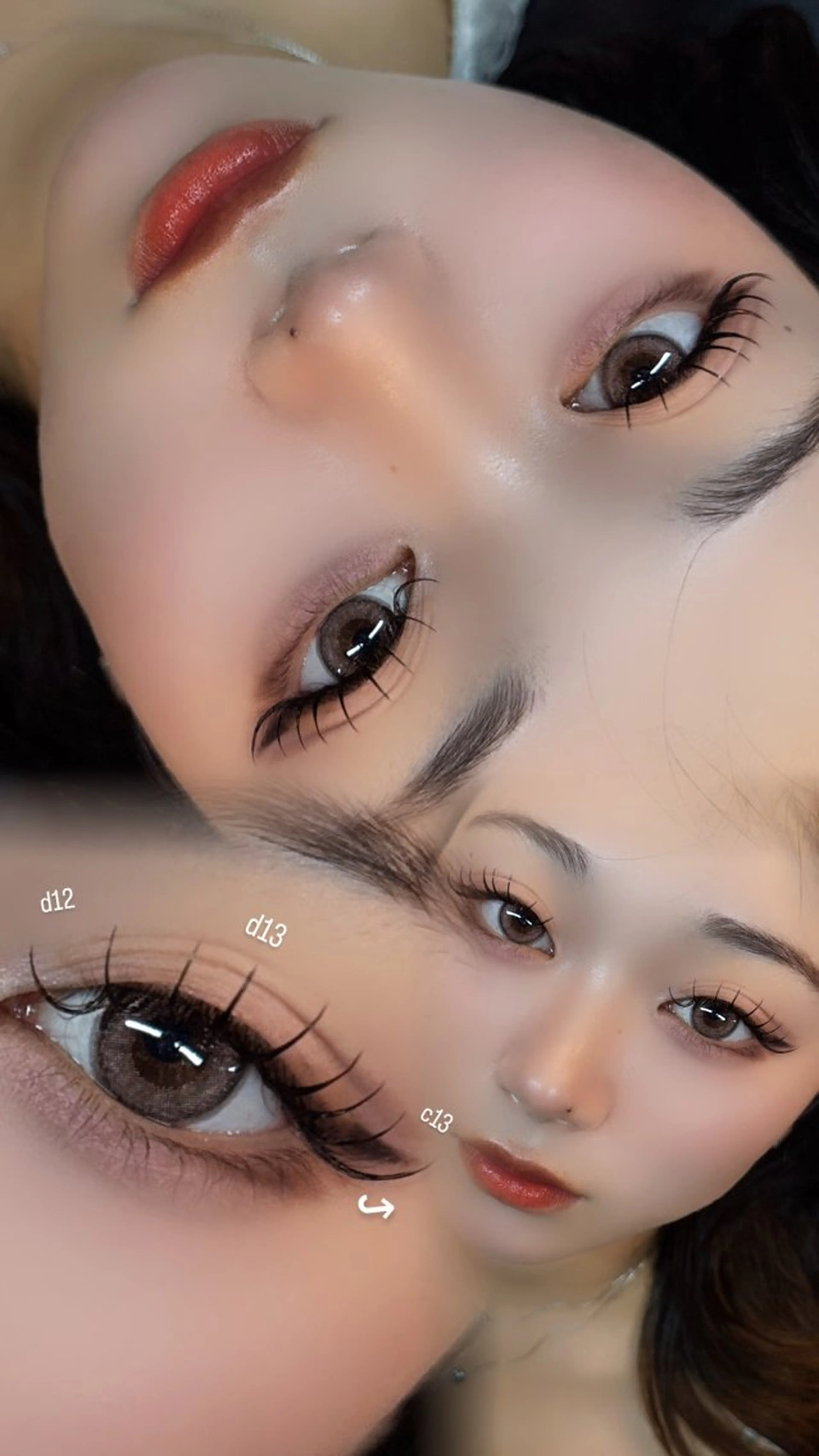 マツエク・マツパ Cカール マツエク I:bellebyBINEL別府店所属・i:belle Reimiのマツエク・マツパデザイン