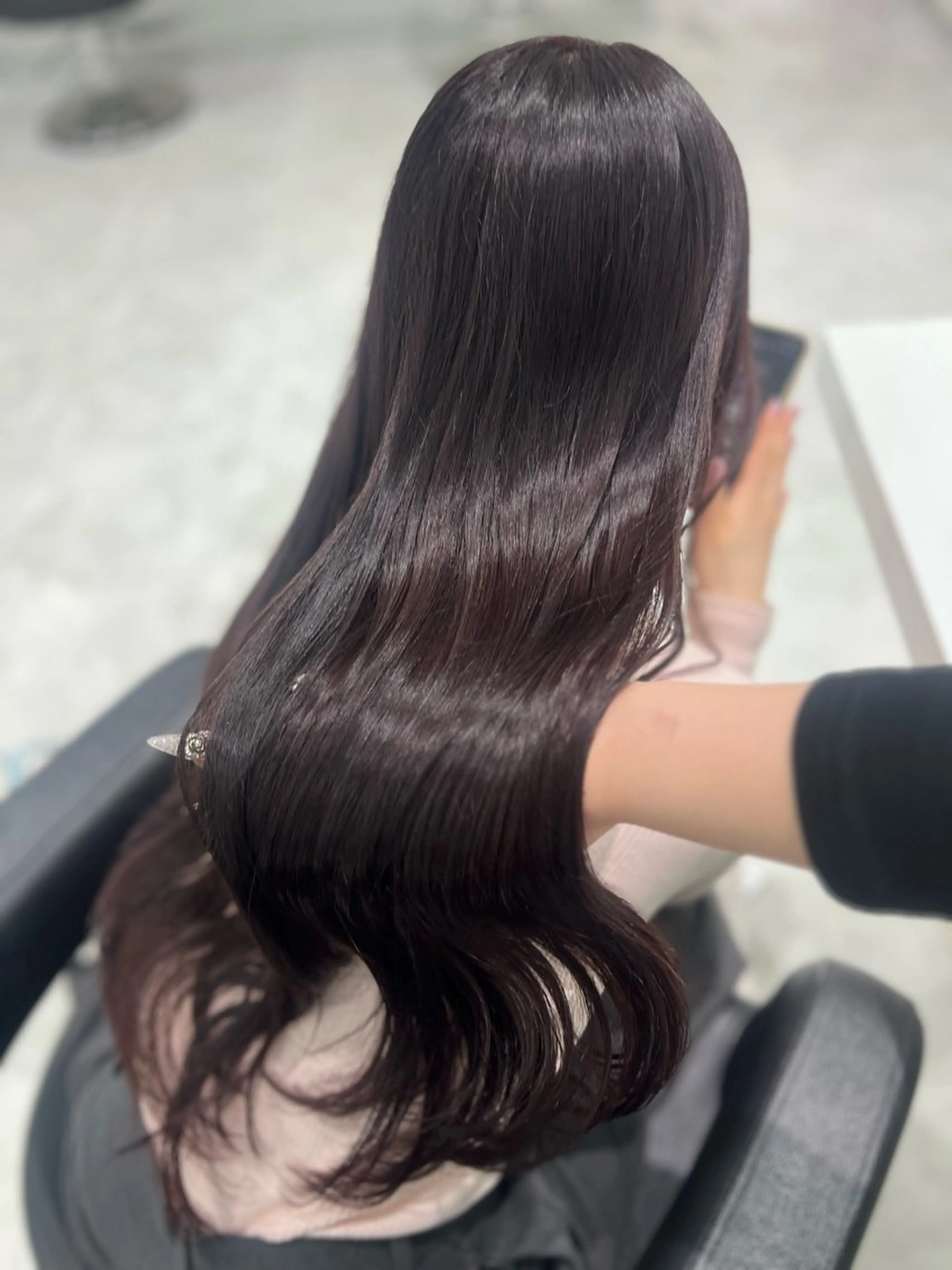 ロング カラー ダブルカラー ラベンダーカラー トリートメント ヘアカラー トリートメント ブリーチなし特化 美容師💖SAE💖のヘアスタイル