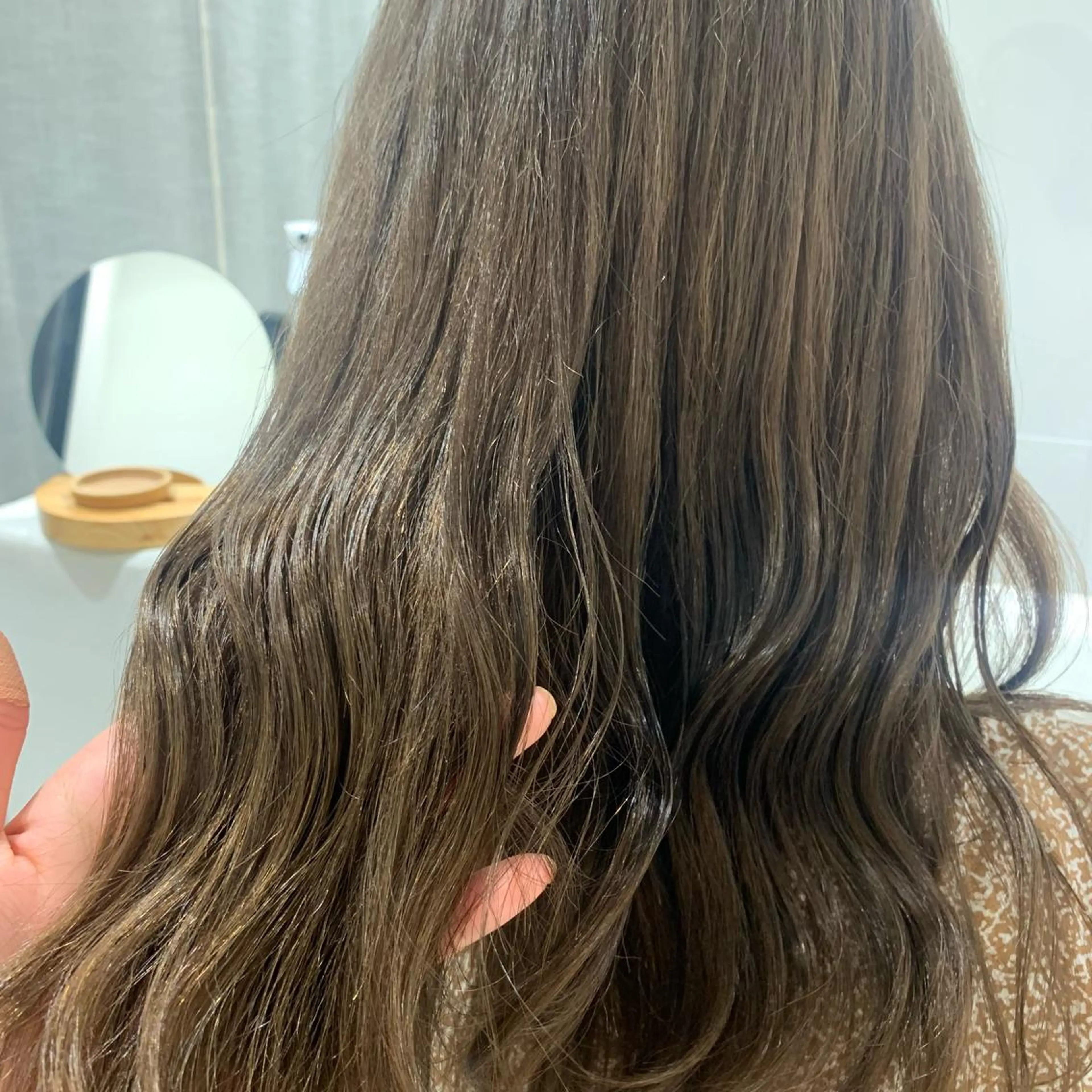 ロング カラー ベージュカラー カット ヘアカラー トリートメント ボブ/美髪矯正 /佐藤　奈巳のヘアスタイル