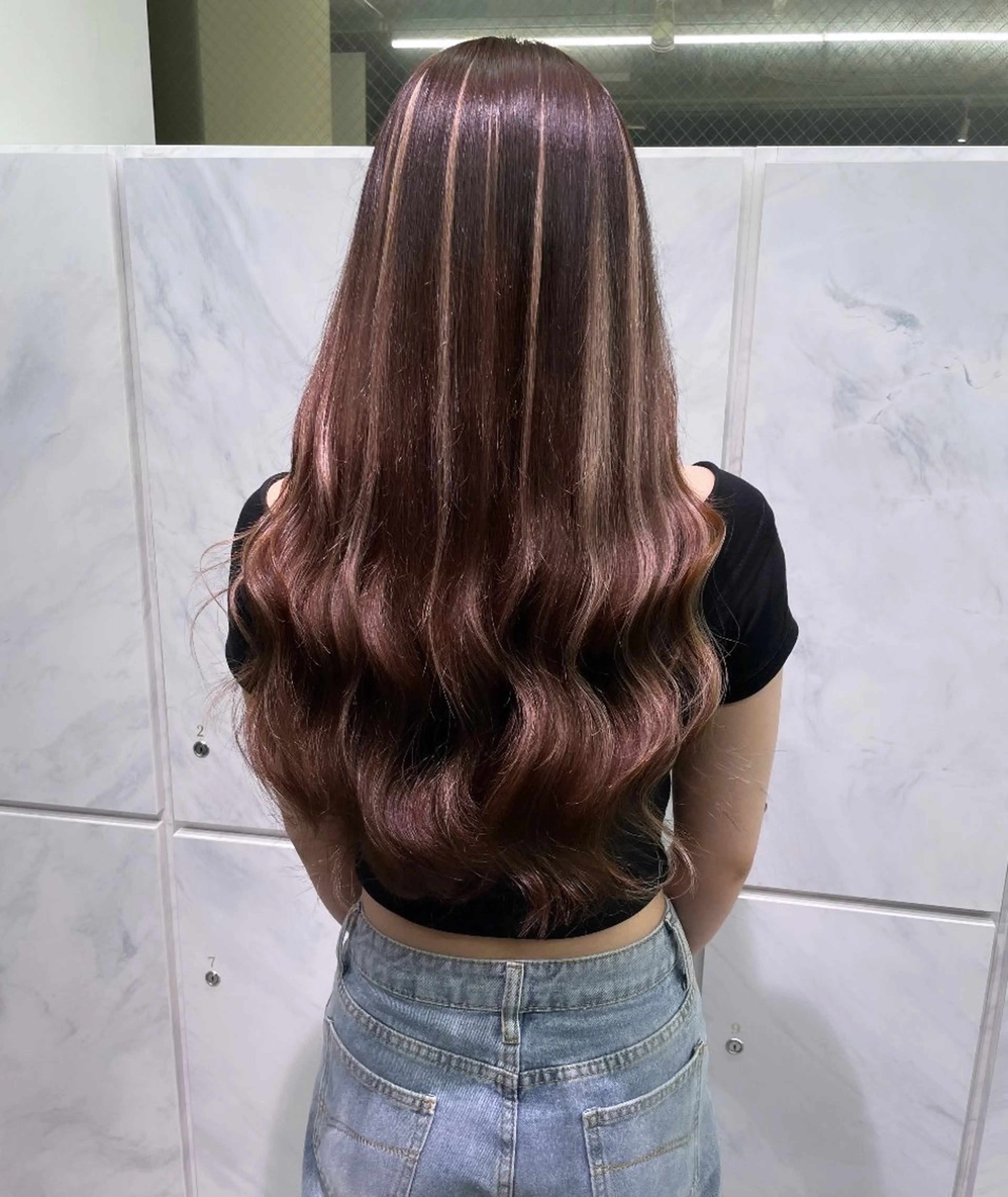 ロング カット ヘアカラー エクステ 🦋プルエクステ ARISA🦋のヘアスタイル