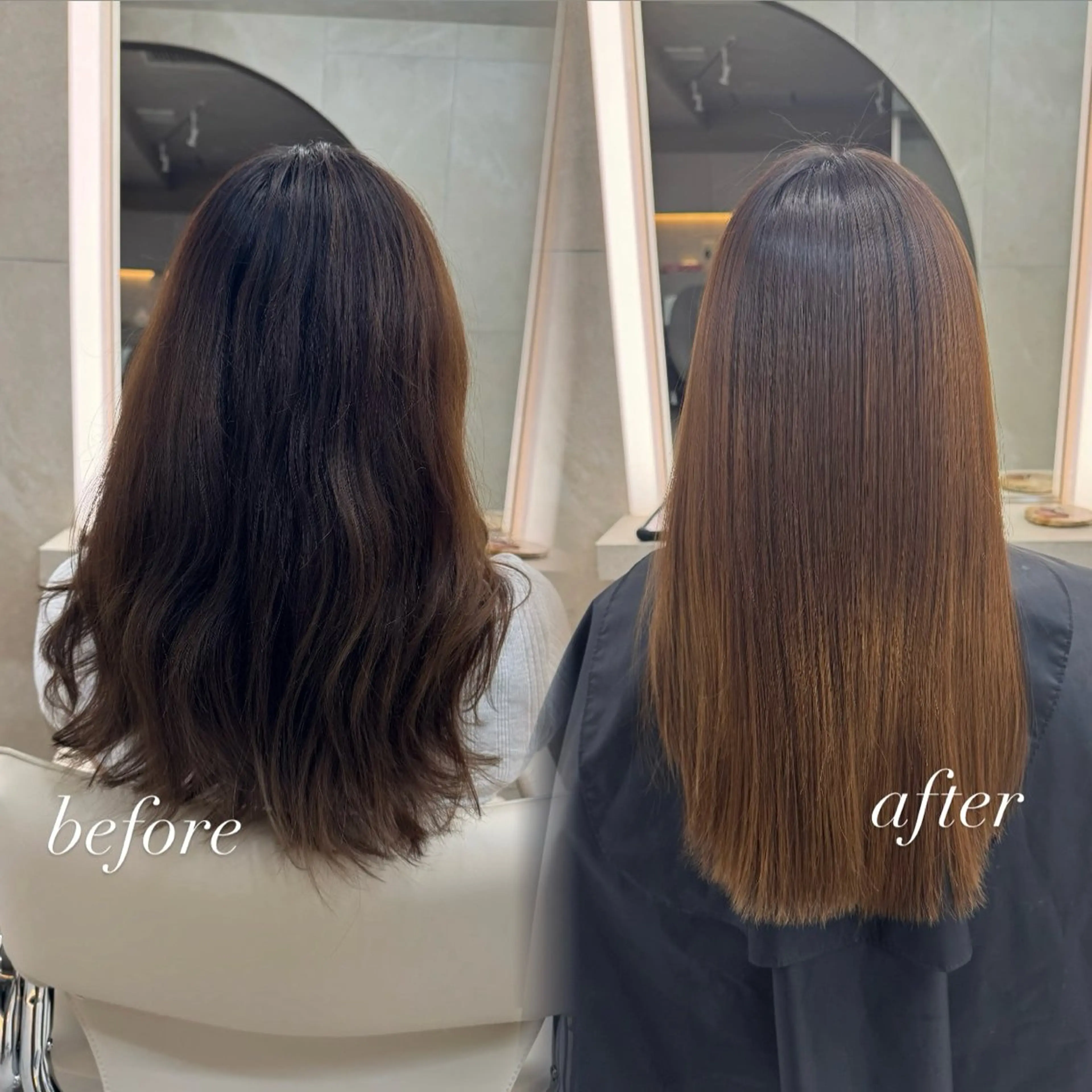 縮毛矯正🤍✨️の写真