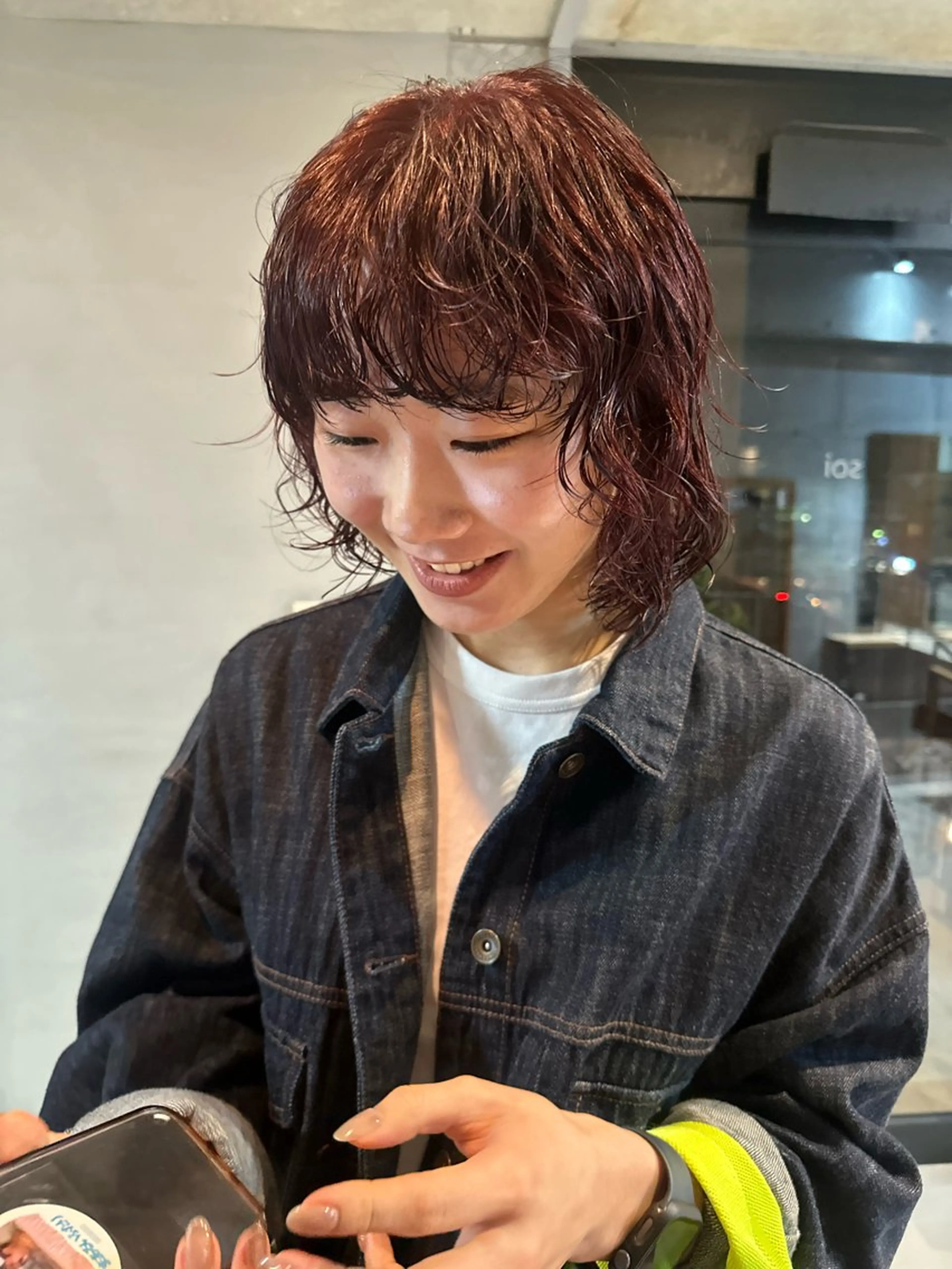 ショート カラー パーマ カット ヘアカラー パーマ トリートメント 斎藤祐樹 /レイヤー/パーマのヘアスタイル