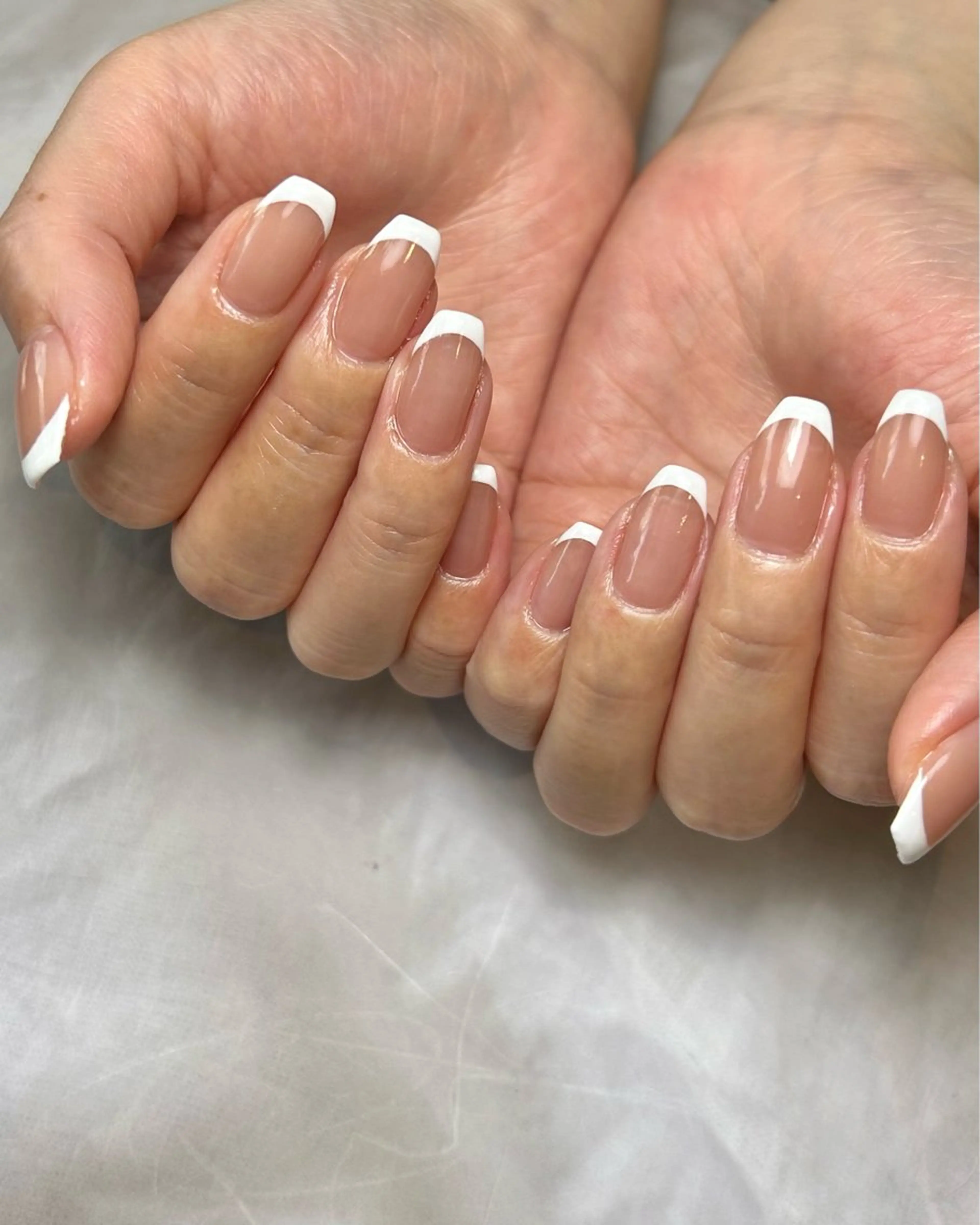 ネイル フレンチネイル ハンドネイル Reflection marikoのネイルデザイン