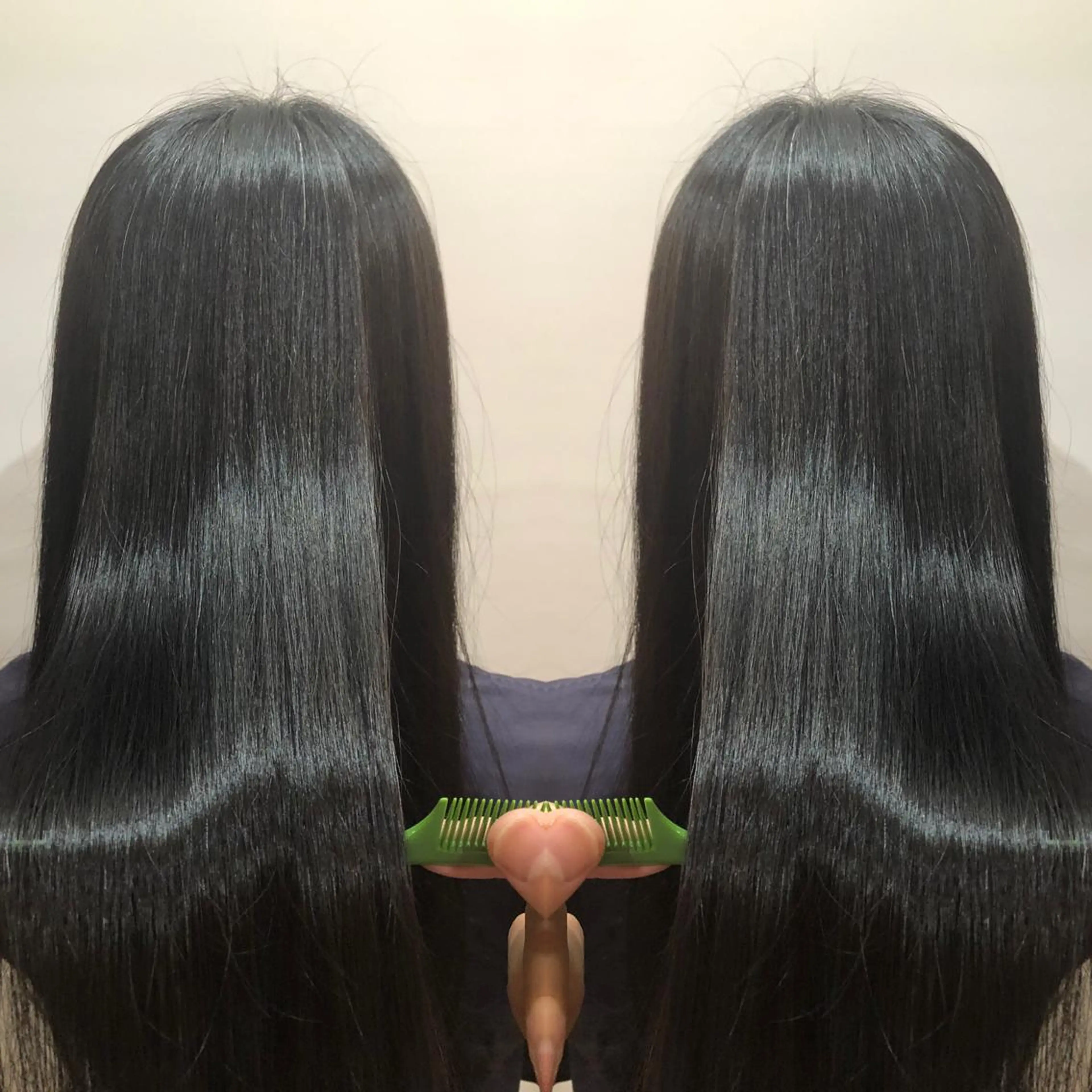 ロング パーマ 髪質改善 縮毛矯正 ストレートパーマ 高山🐬髪質改善 池袋で縮毛矯正のヘアスタイル
