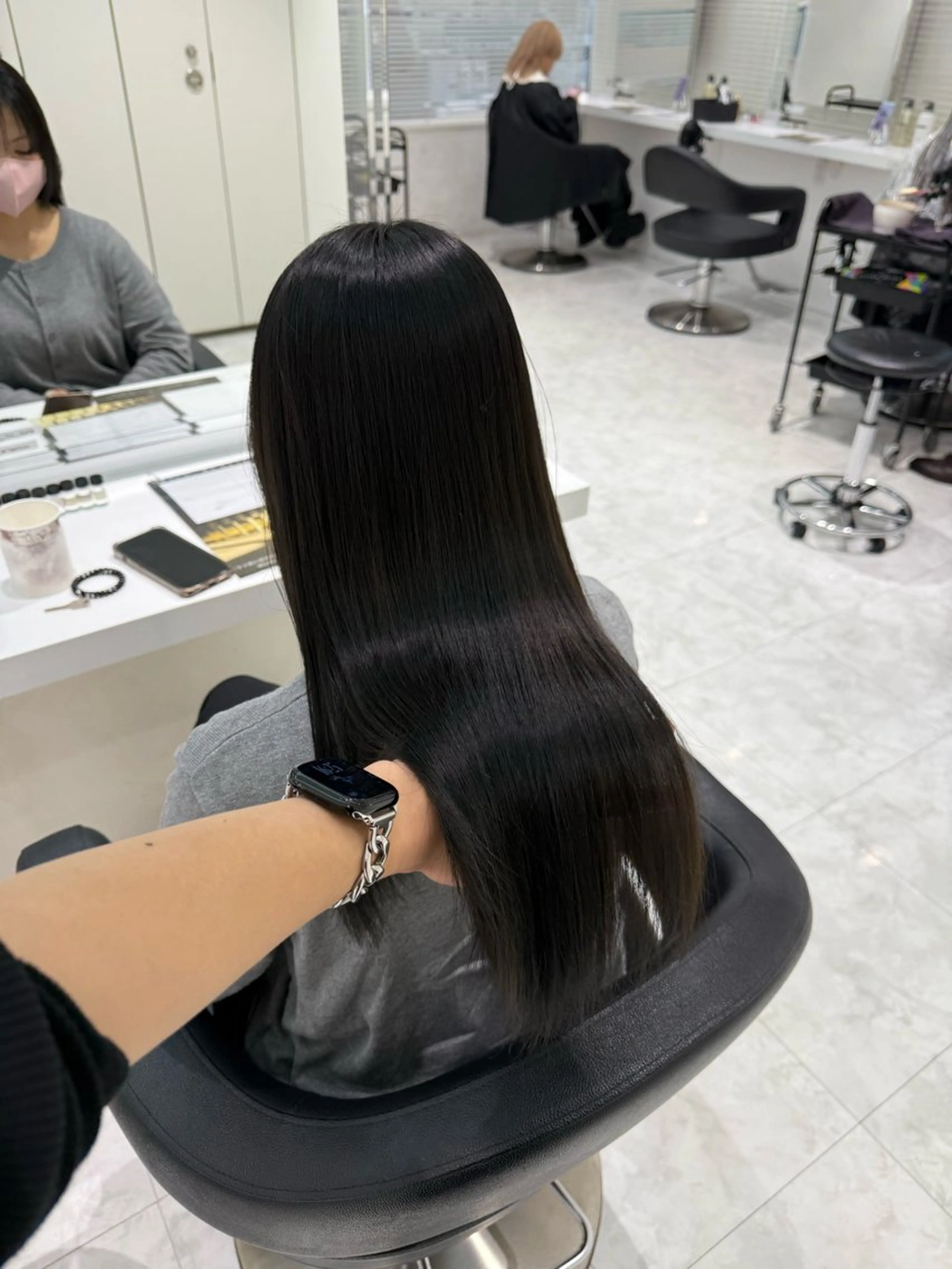 ロング カラー 大人っぽ暗髪レディ 🩶takuto🩶のヘアスタイル