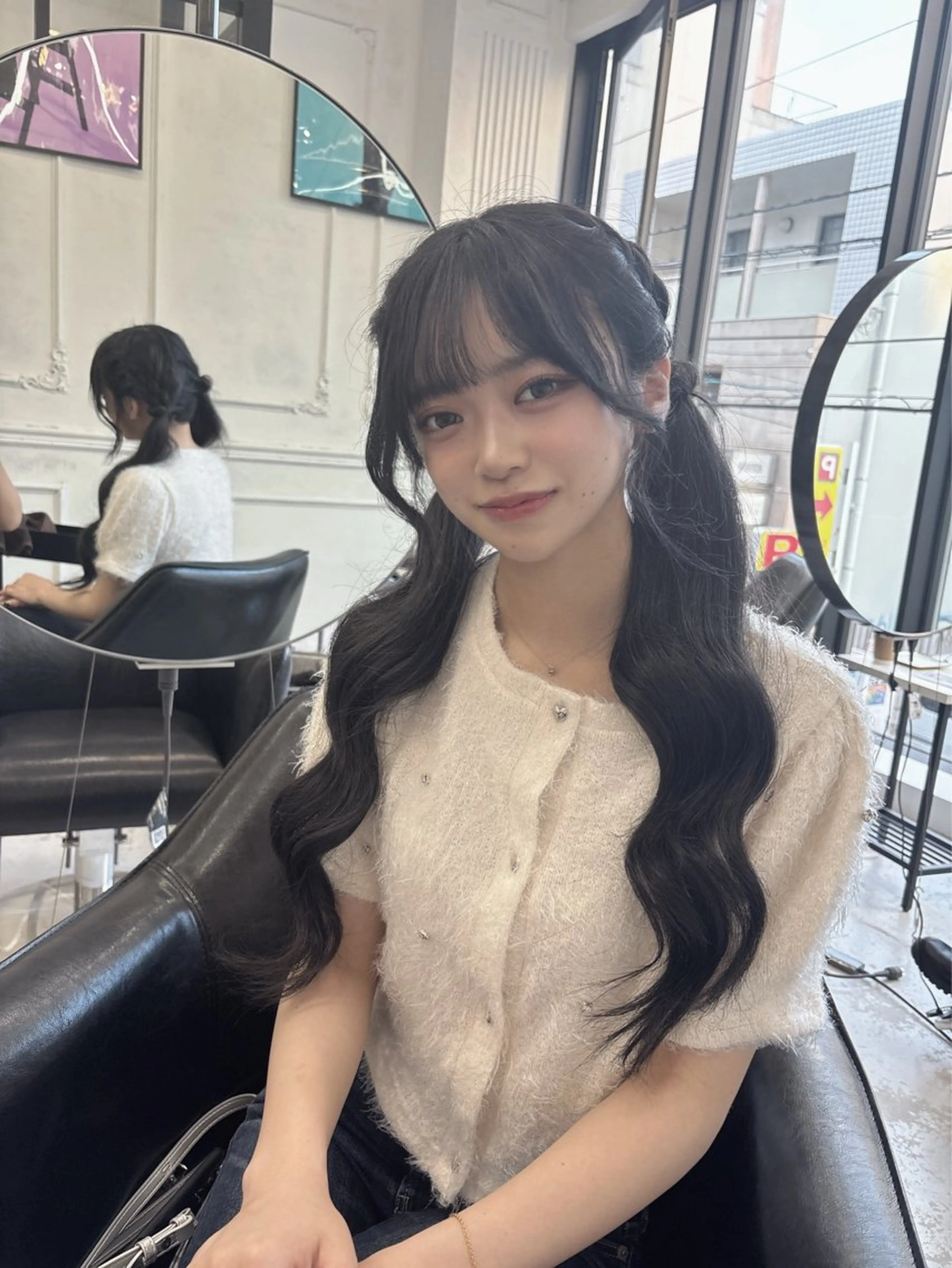 ロング ヘアセット MaisonHALU さくらのヘアスタイル