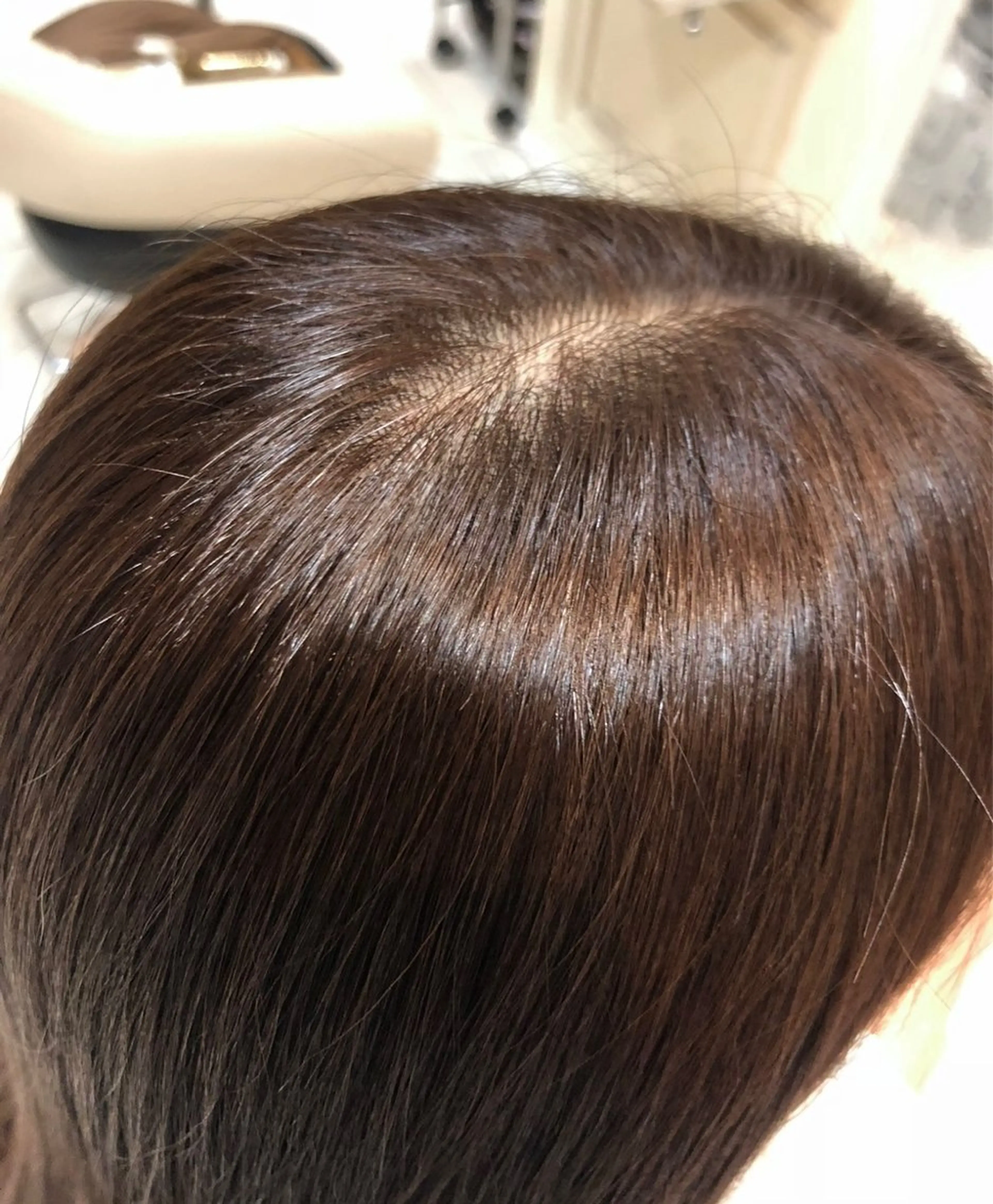 白髪染め+トリートメントの写真