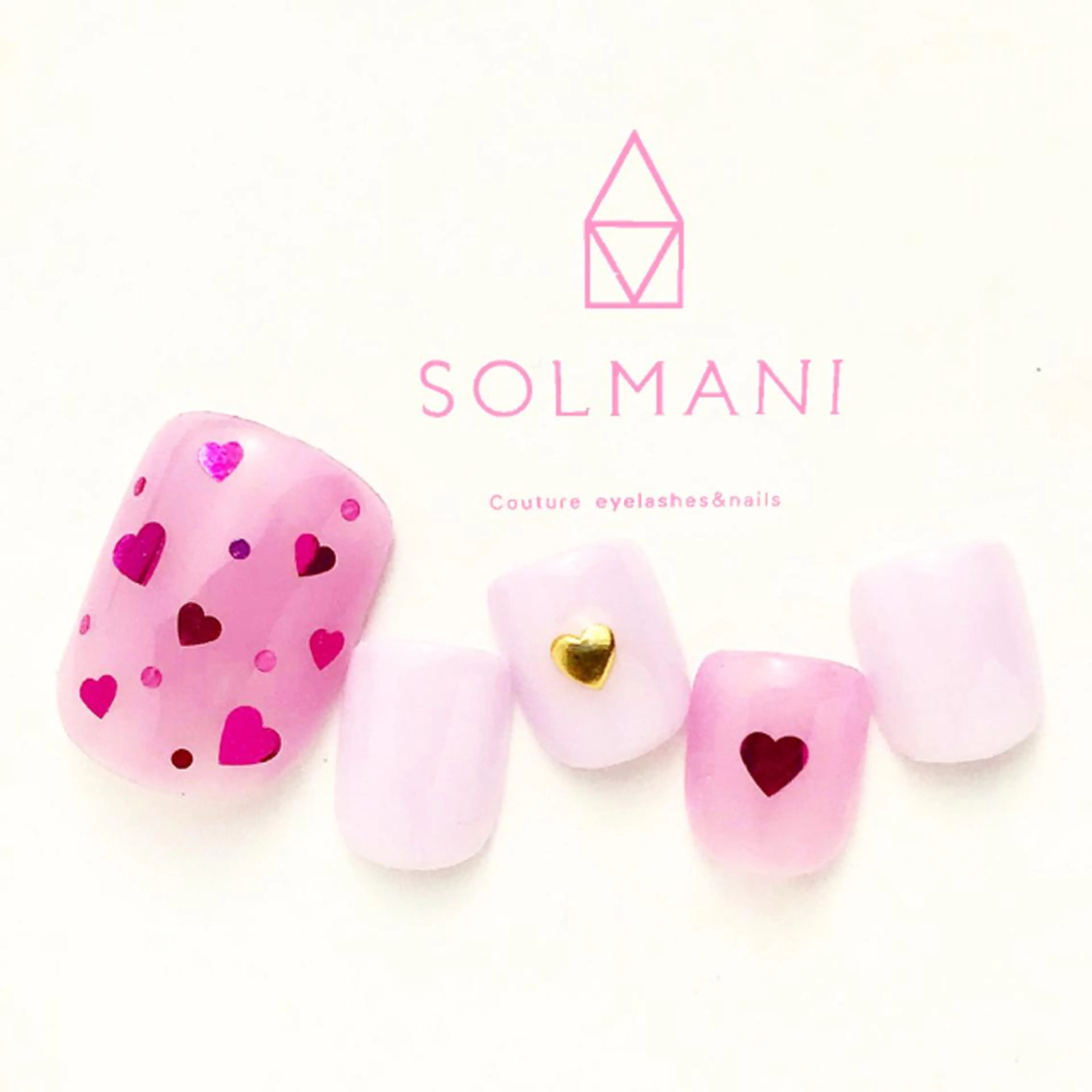 ネイル フットネイル SOLMANI 予約担当のネイルデザイン