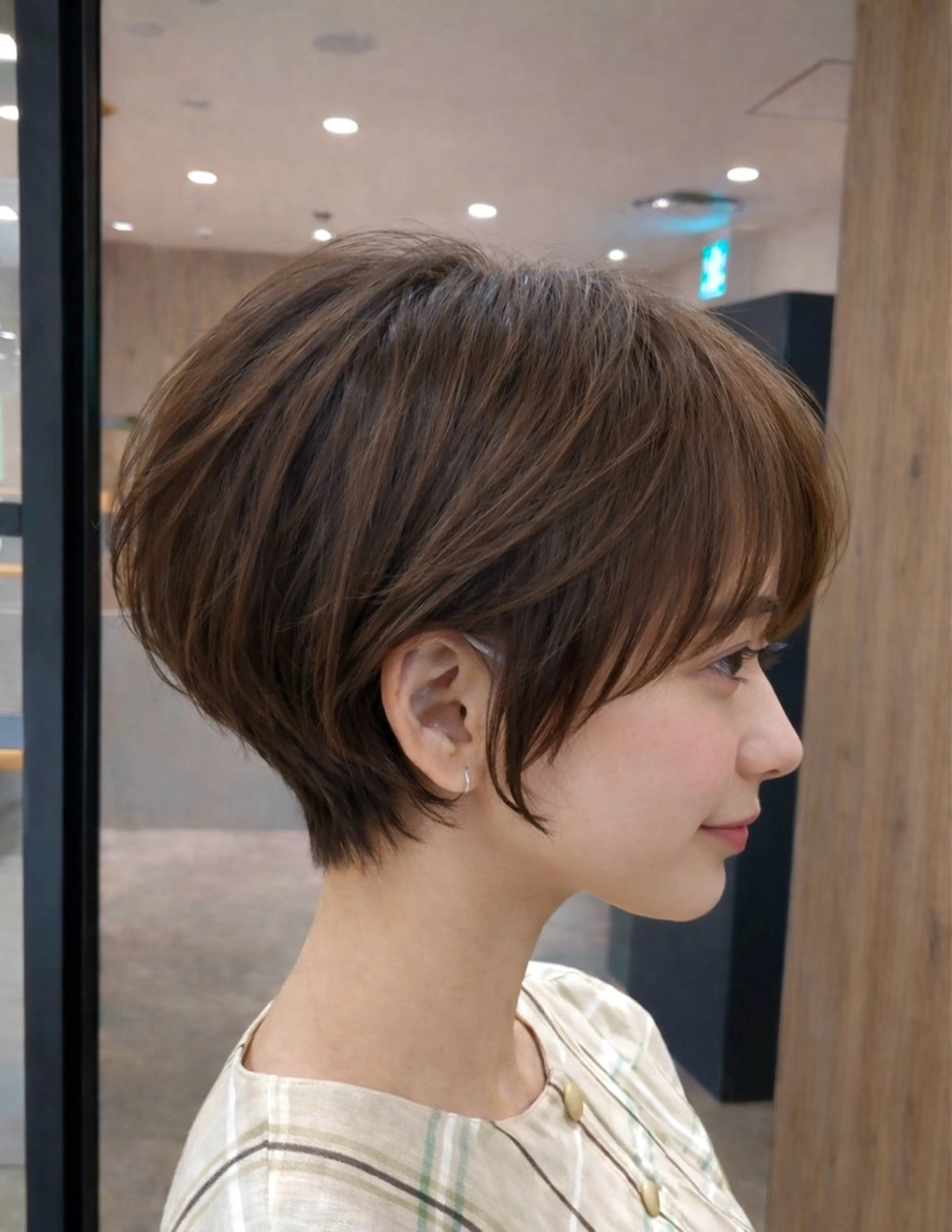 ショート TERRACE LUXBE阿倍野アポロ店所属・清家 /人生を変える 髪質改善ストレートのヘアスタイル