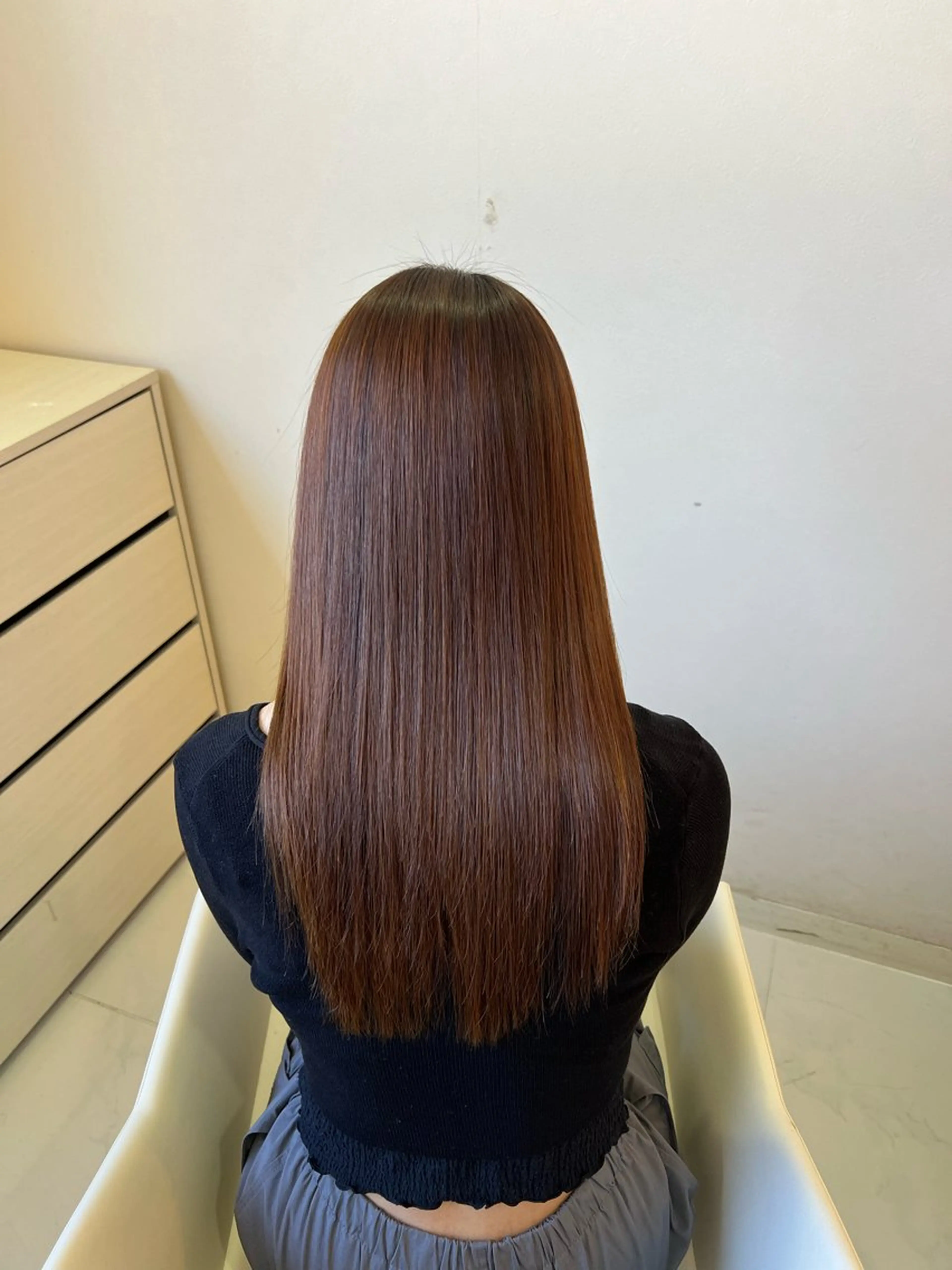 縮毛矯正 トリートメント 💎艶髪💎 田中ひなたのヘアスタイル