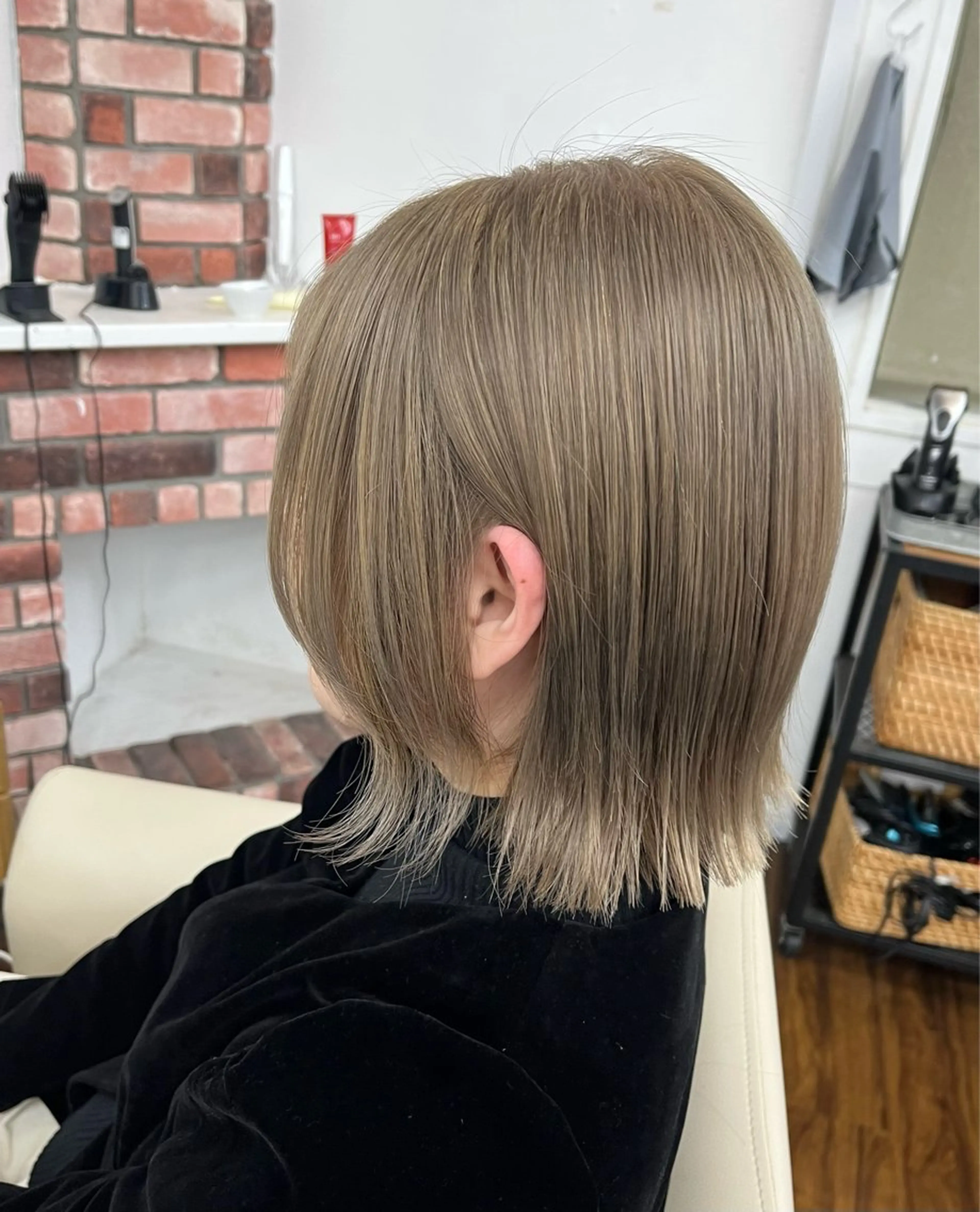 ミディアム カラー ベージュカラー ハイトーンカラー カット ヘアカラー YUIMARL 倉敷店🌸SAEのヘアスタイル