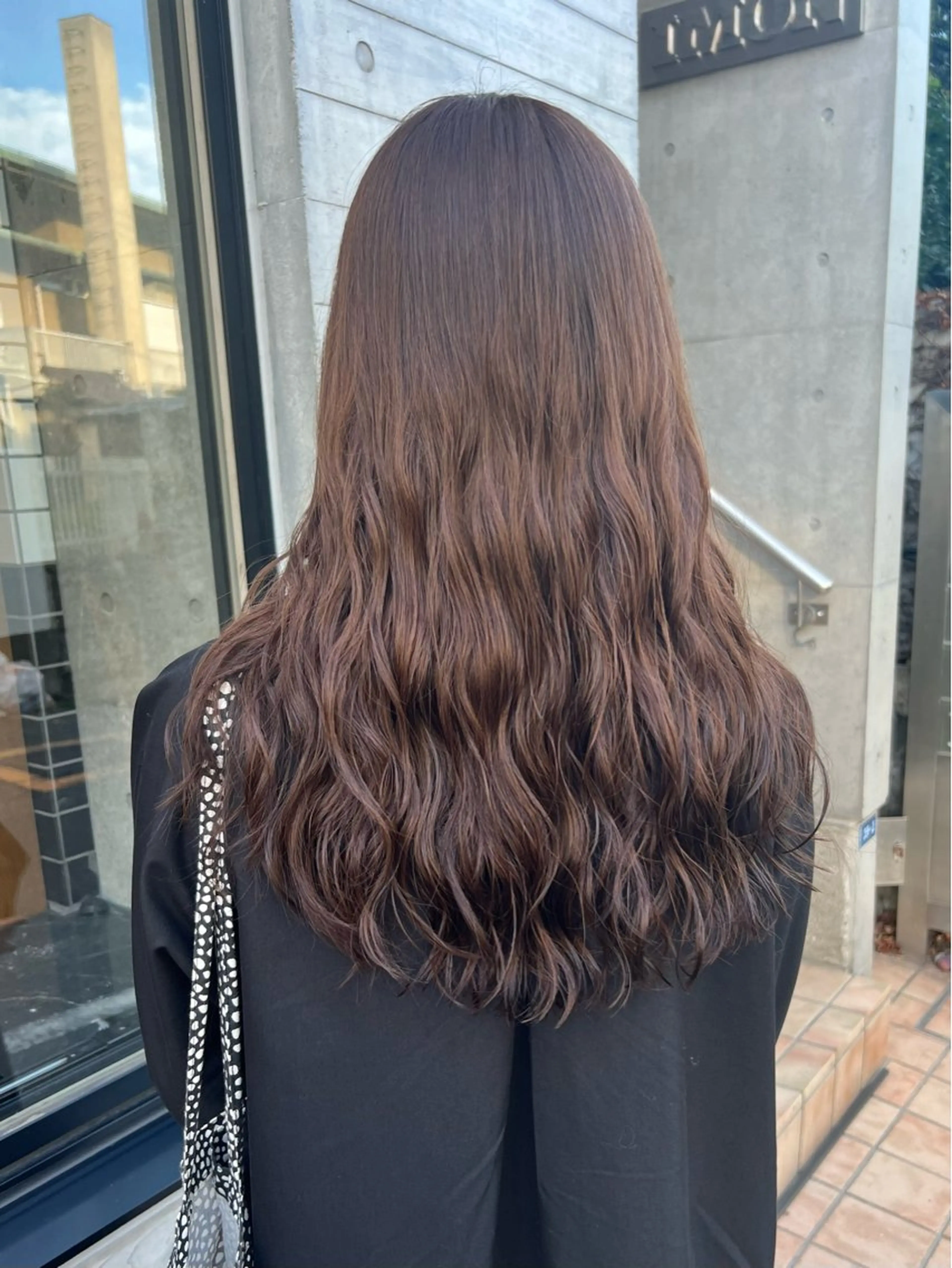 ロング パーマ ロング カット パーマ トリートメント 【arc】Ruri コテ巻き風パーマのヘアスタイル