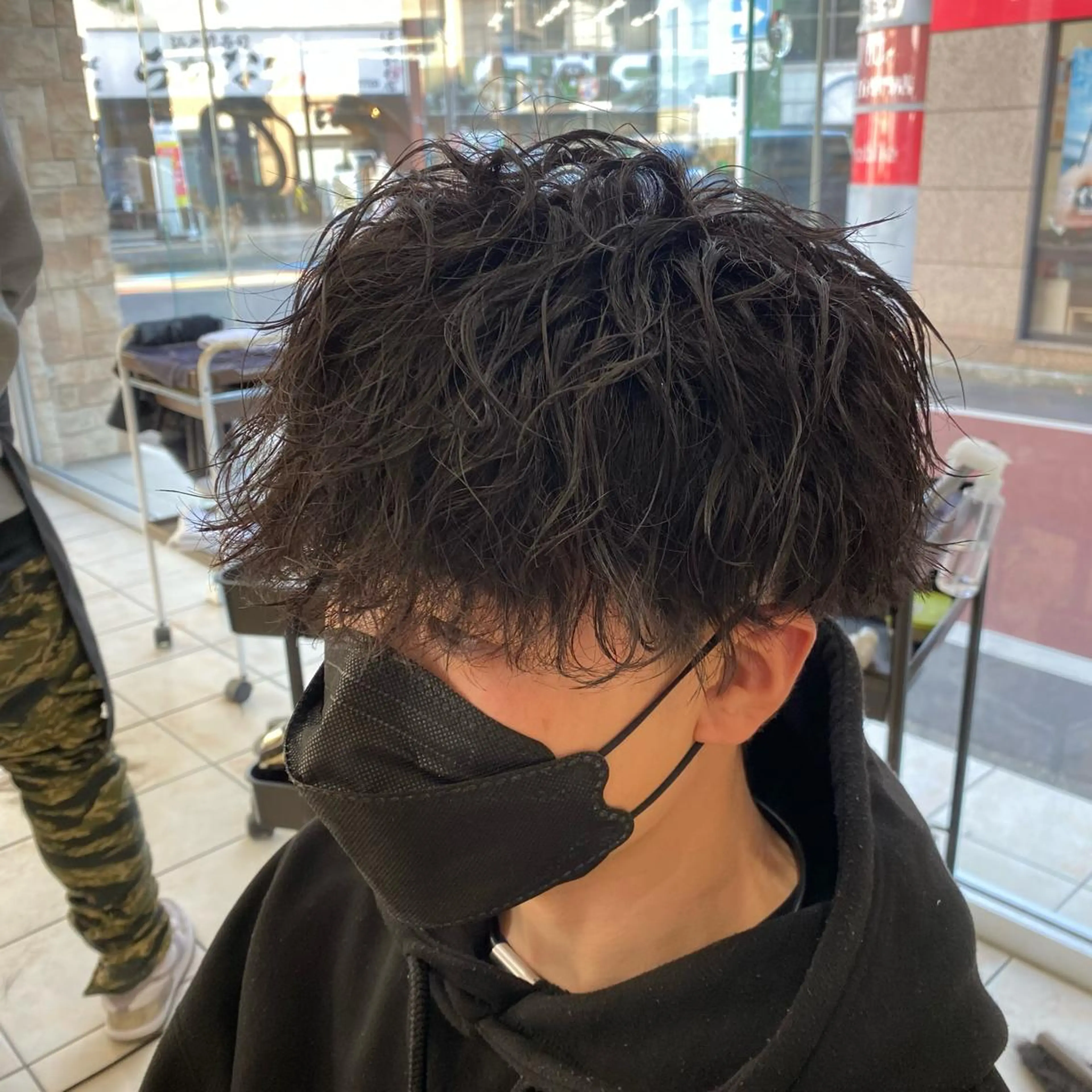 ショート パーマ メンズ メンズパーマ ツイストスパイラルパーマ スパイラルパーマ メンズパーマ/ メッシュ😎タクミのヘアスタイル