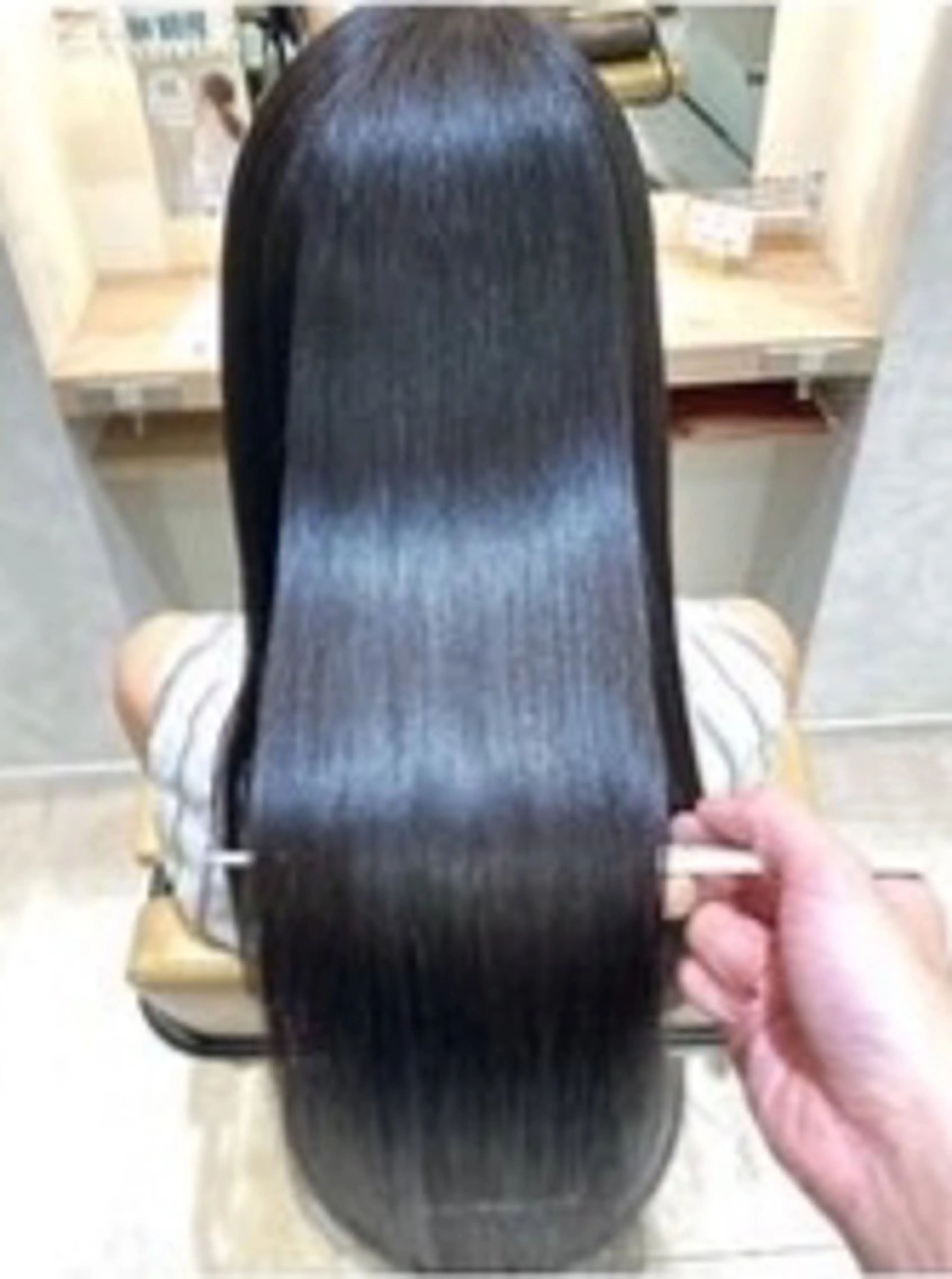 ロング パーマ 髪質改善 縮毛矯正 ストレートパーマ 大人女性の救世主💫 溝の口/岡部彩夏のヘアスタイル