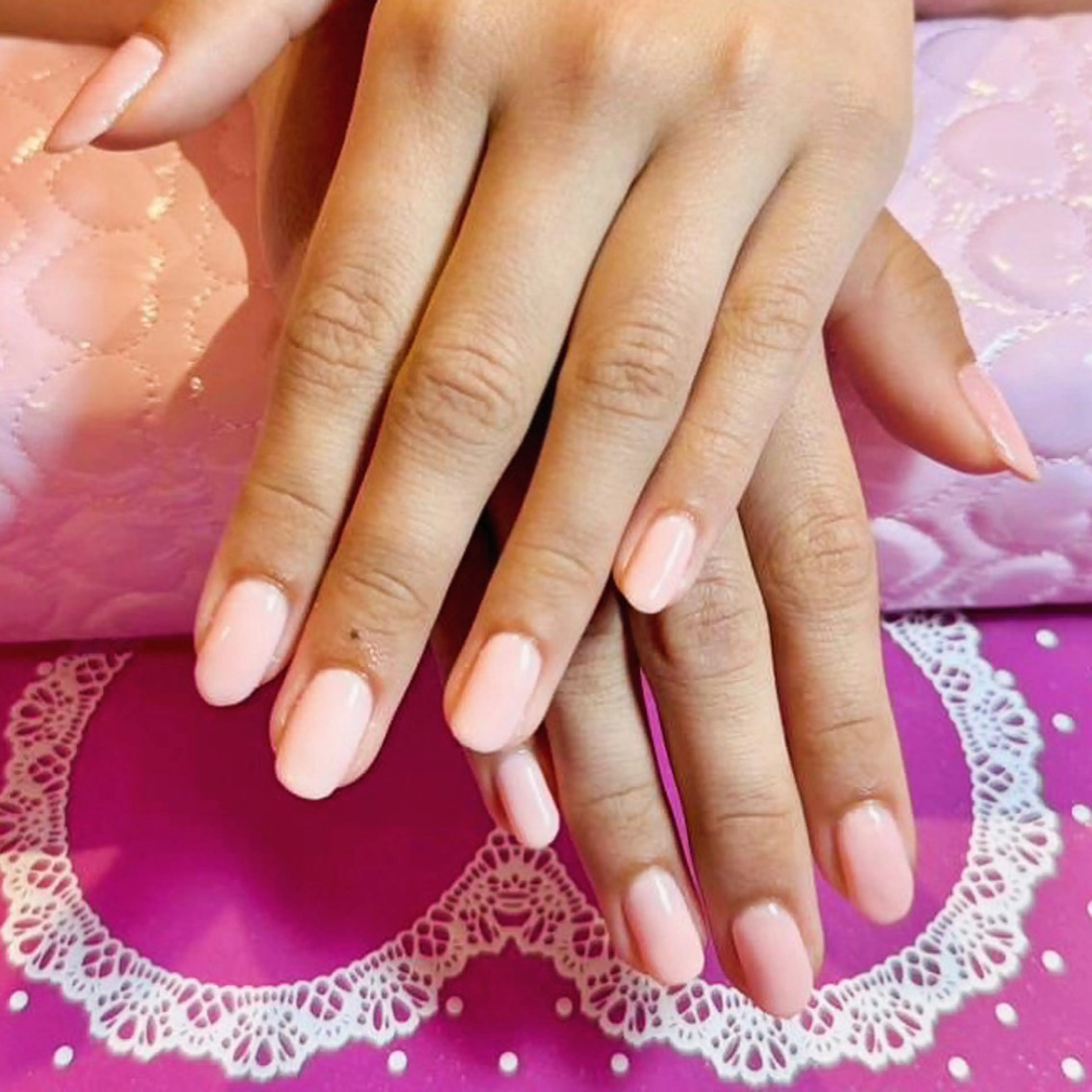 ネイル ワンカラーネイル ピンキー 池田公園店のネイルデザイン