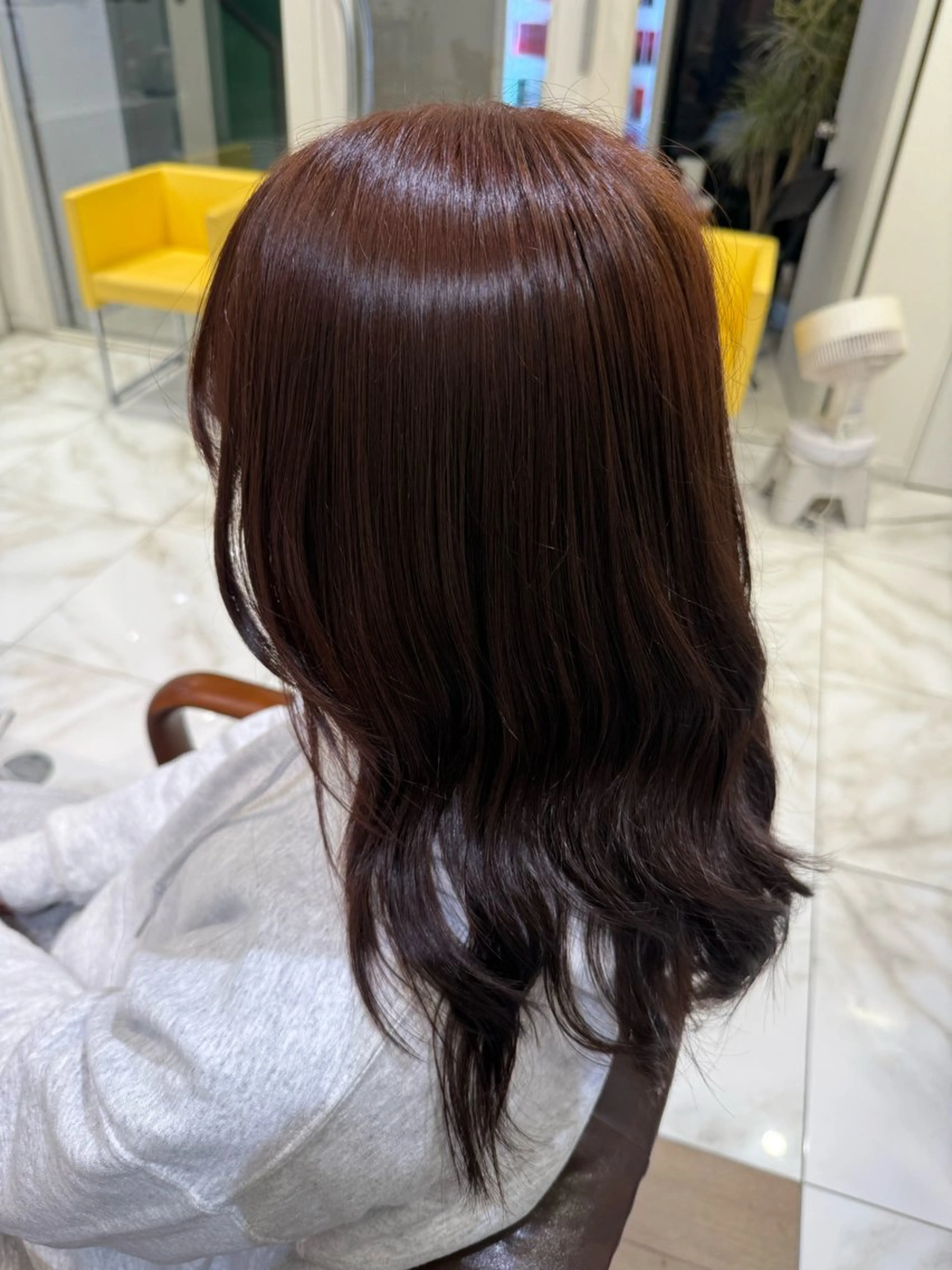 カラー ブラウンカラー レッドカラー ヘアカラー 透明感カラー/寒色系 /Mikuのヘアスタイル