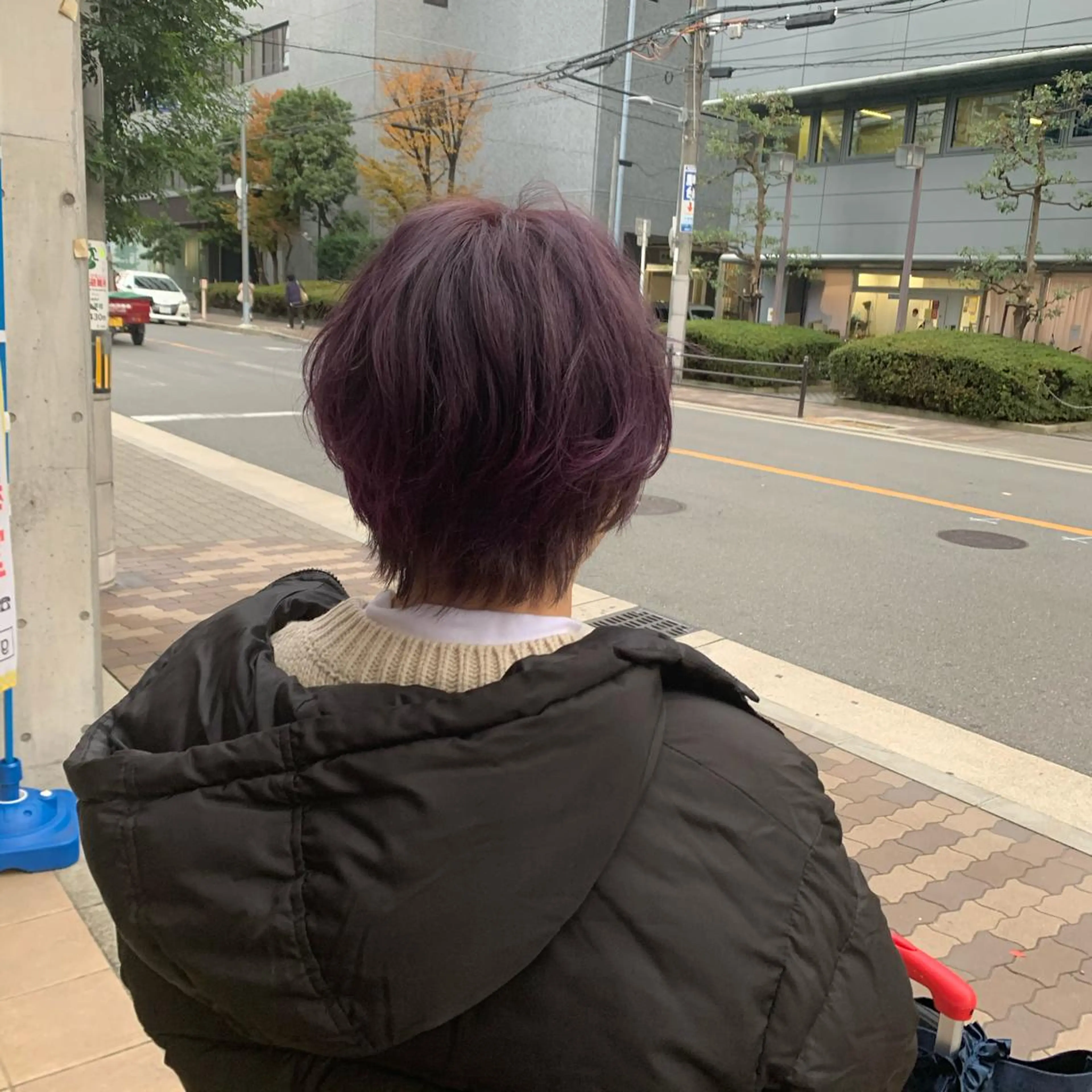 ショート カラー kimika🥑 メンズ/髪質改善のヘアスタイル