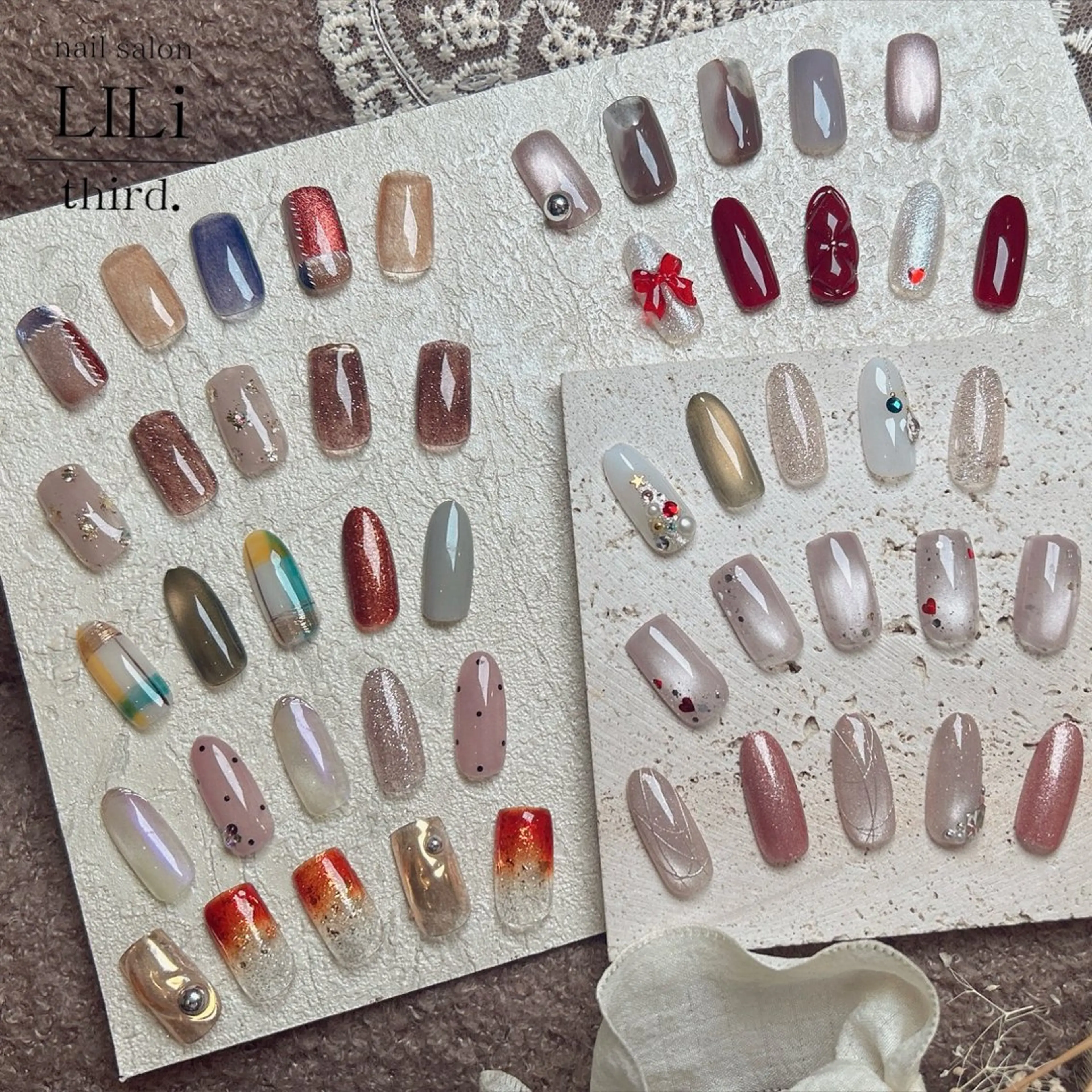 ネイル 冬ネイル クリスマス nail salon LILi third.所属・Saya ᵕ̈*のネイルデザイン