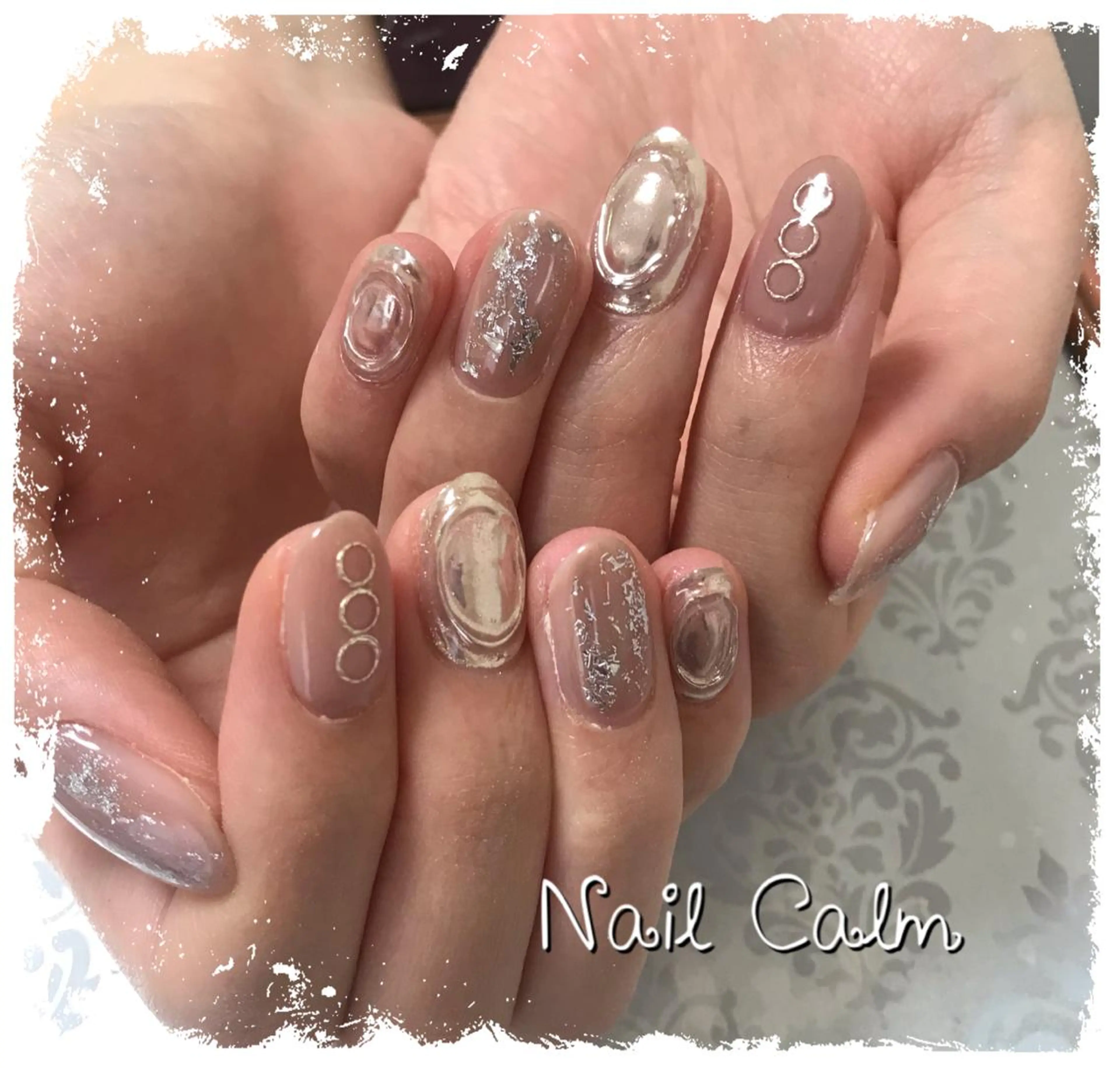 ネイル アートネイル ニュアンスネイル ハンドネイル Nail Calm所属・プライベートサロン Calmのネイルデザイン