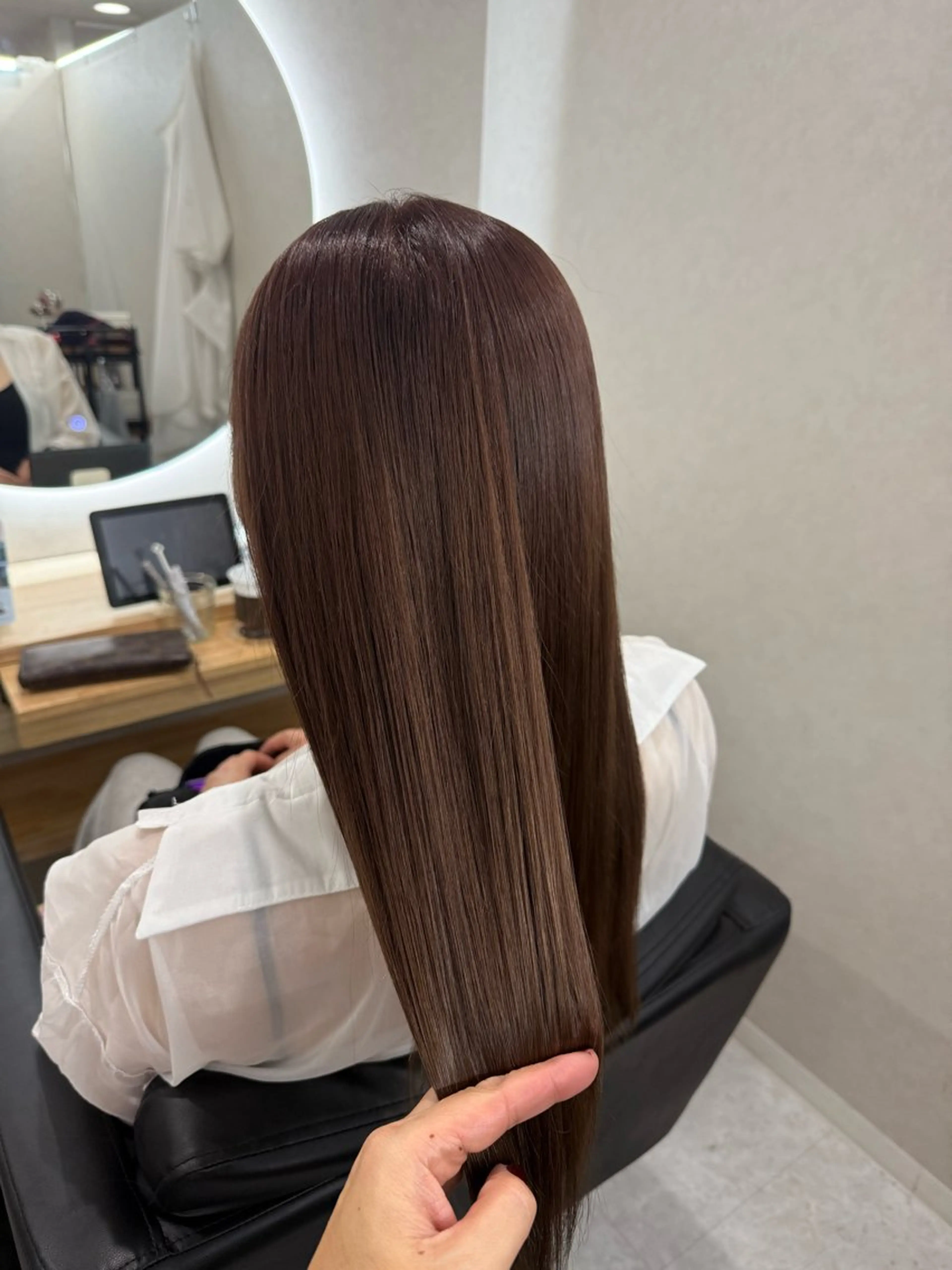 セミロング カット トリートメント ヘッドスパ 髪質改善&Spa fee南越谷2号店所属・髪質改善/南越谷/ 山岸彩夏のヘアスタイル