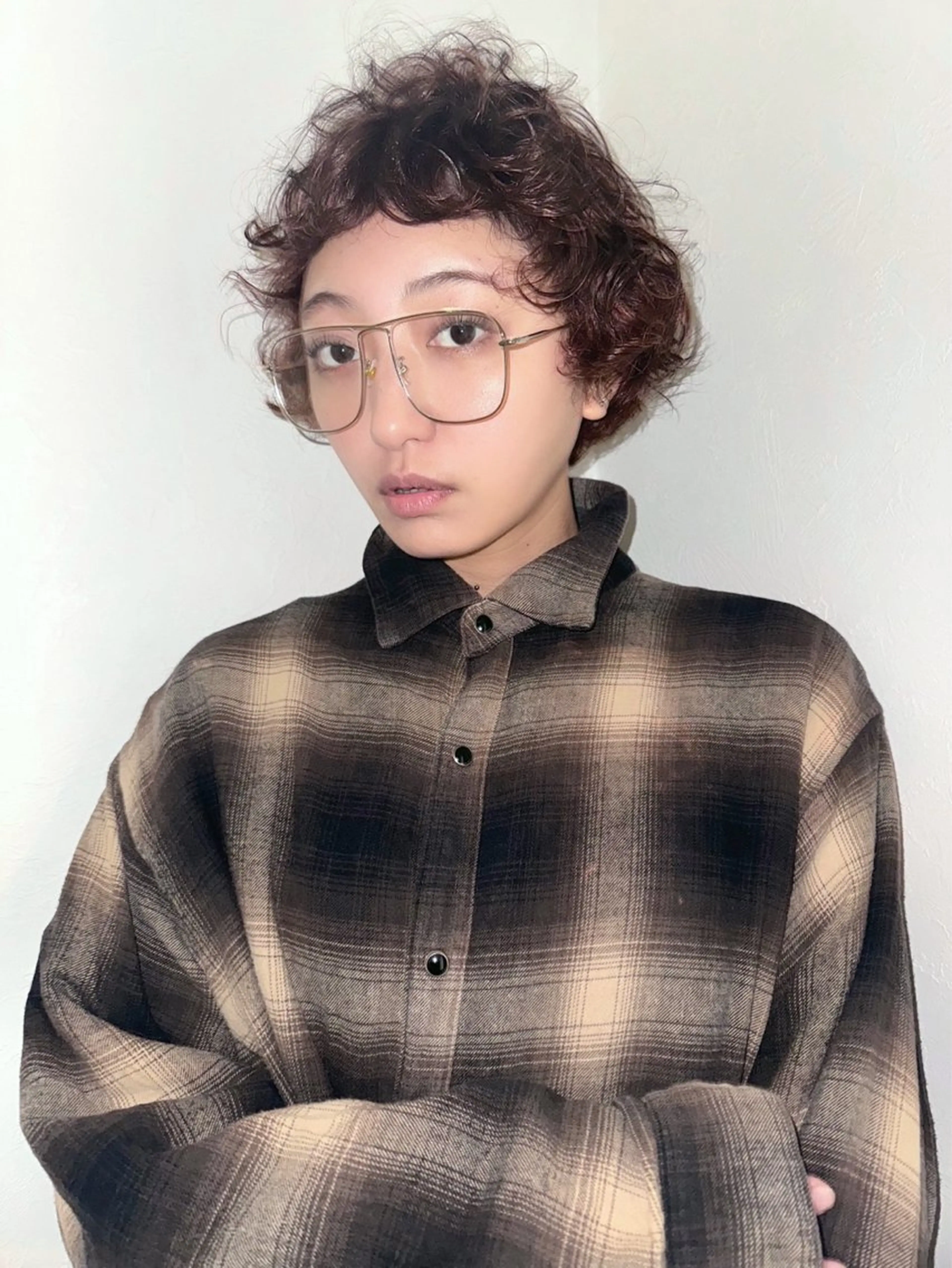 似合わせカット＋くるくるパーマ＋トリートメントの写真