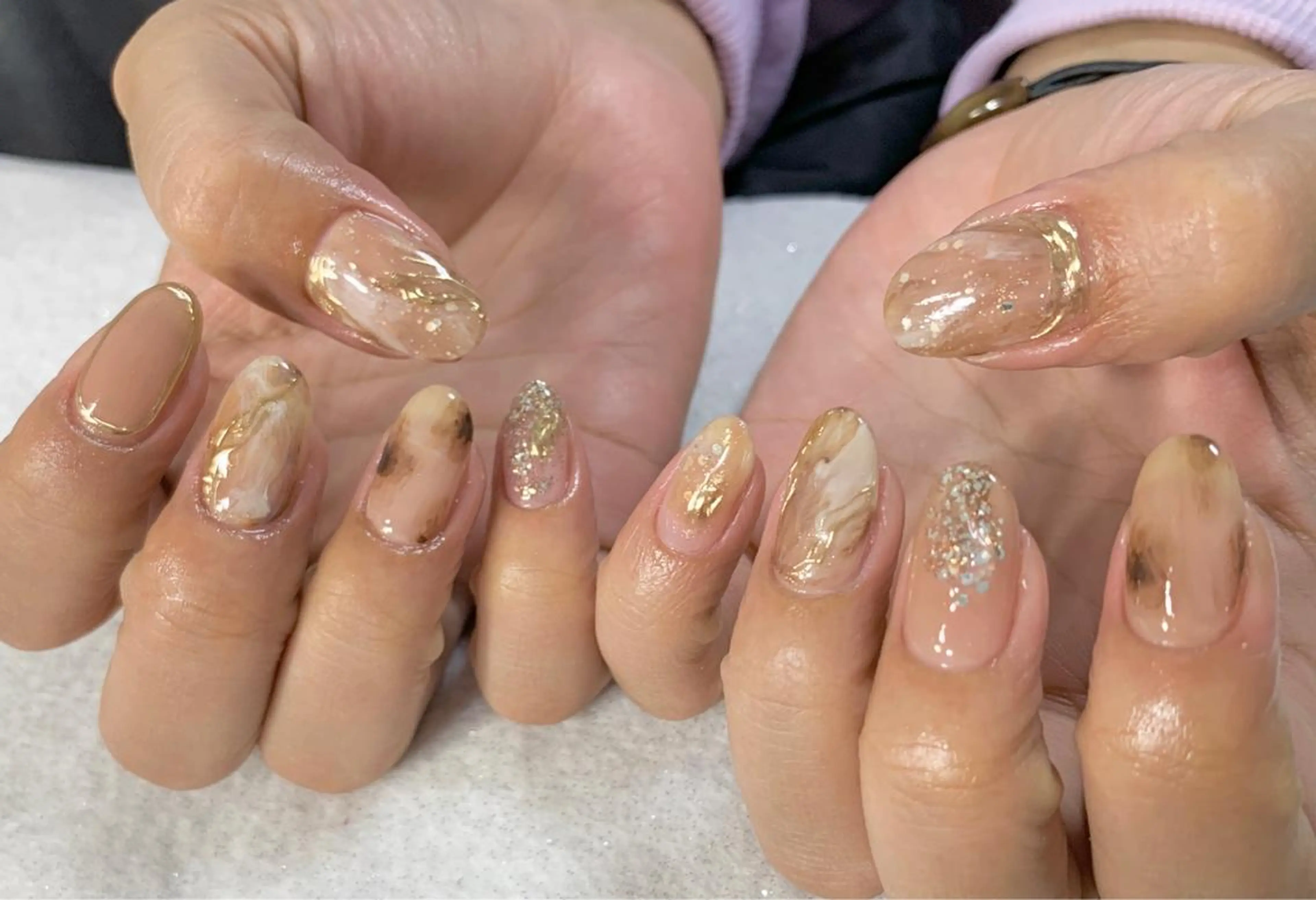 ネイル ハンドネイル 手塚 里奈のネイルデザイン