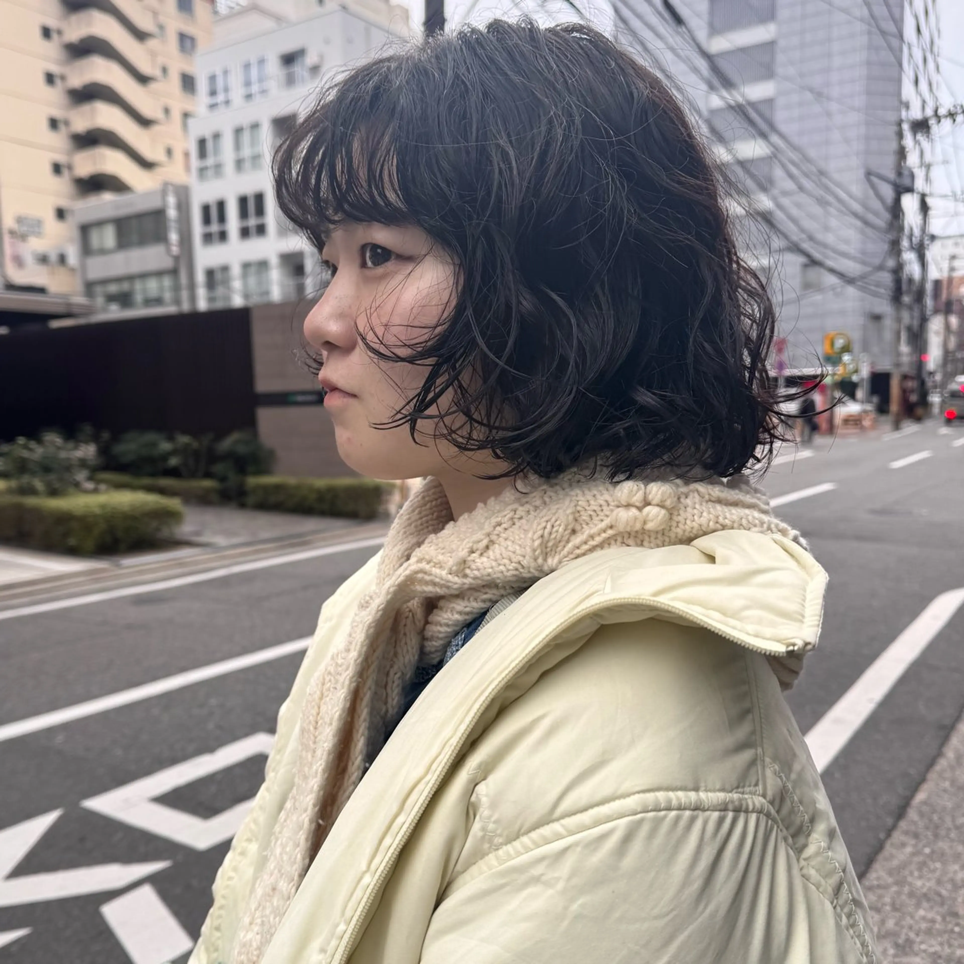 ショート カラー パーマ カット ヘアカラー パーマ トリートメント Lilu しずくのヘアスタイル