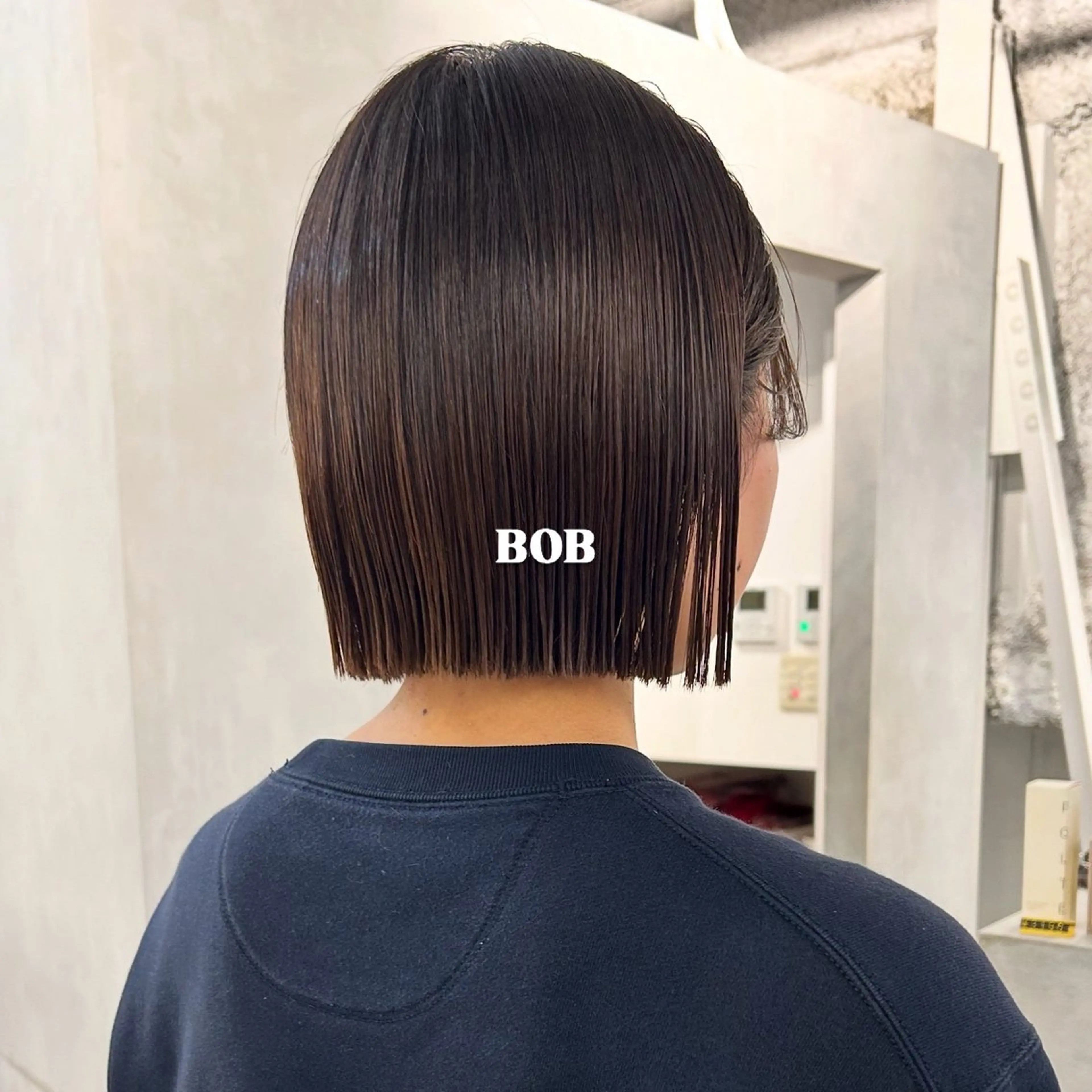 ショート カラー カット ヘアカラー 切りっぱなしBOB 職人💜Anzuのヘアスタイル