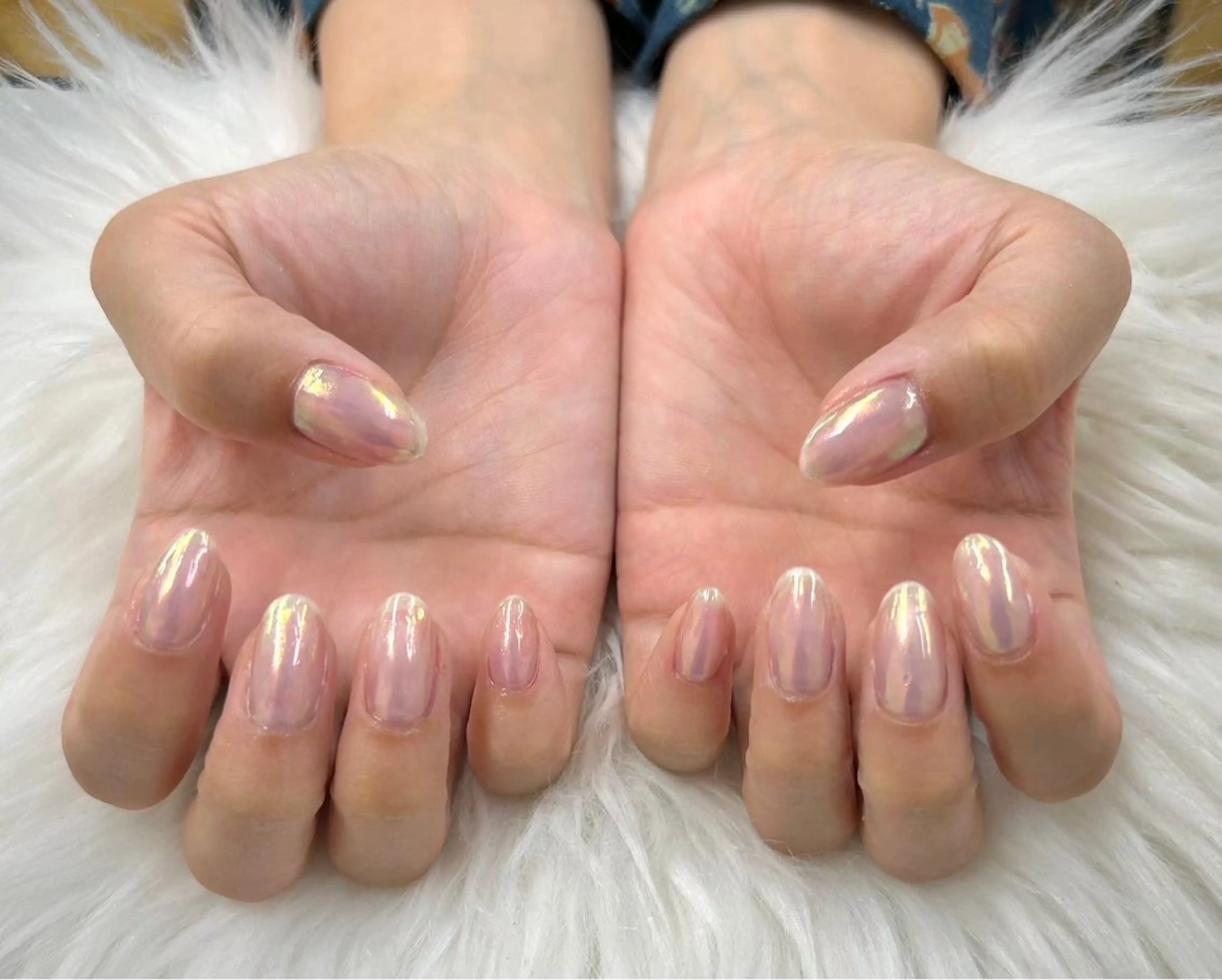 ネイル オーロラネイル ハンドネイル mahalo&Festa 麻布十番所属・マハロ＆フェスタ 麻布十番店のネイルデザイン