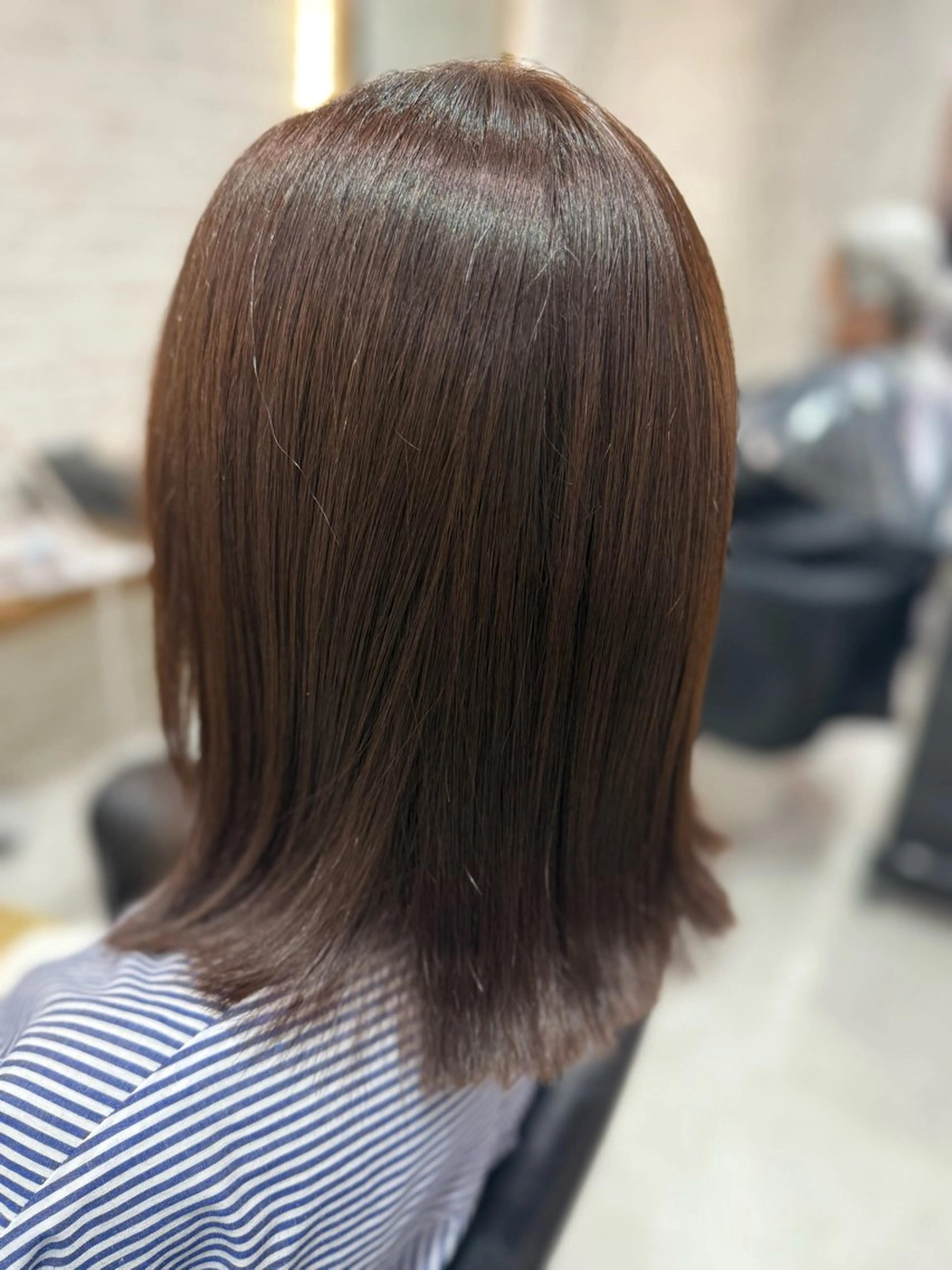 ミディアム ピンクブラウン トリートメント WILLOW'S所属・佐藤 佑美香のヘアスタイル