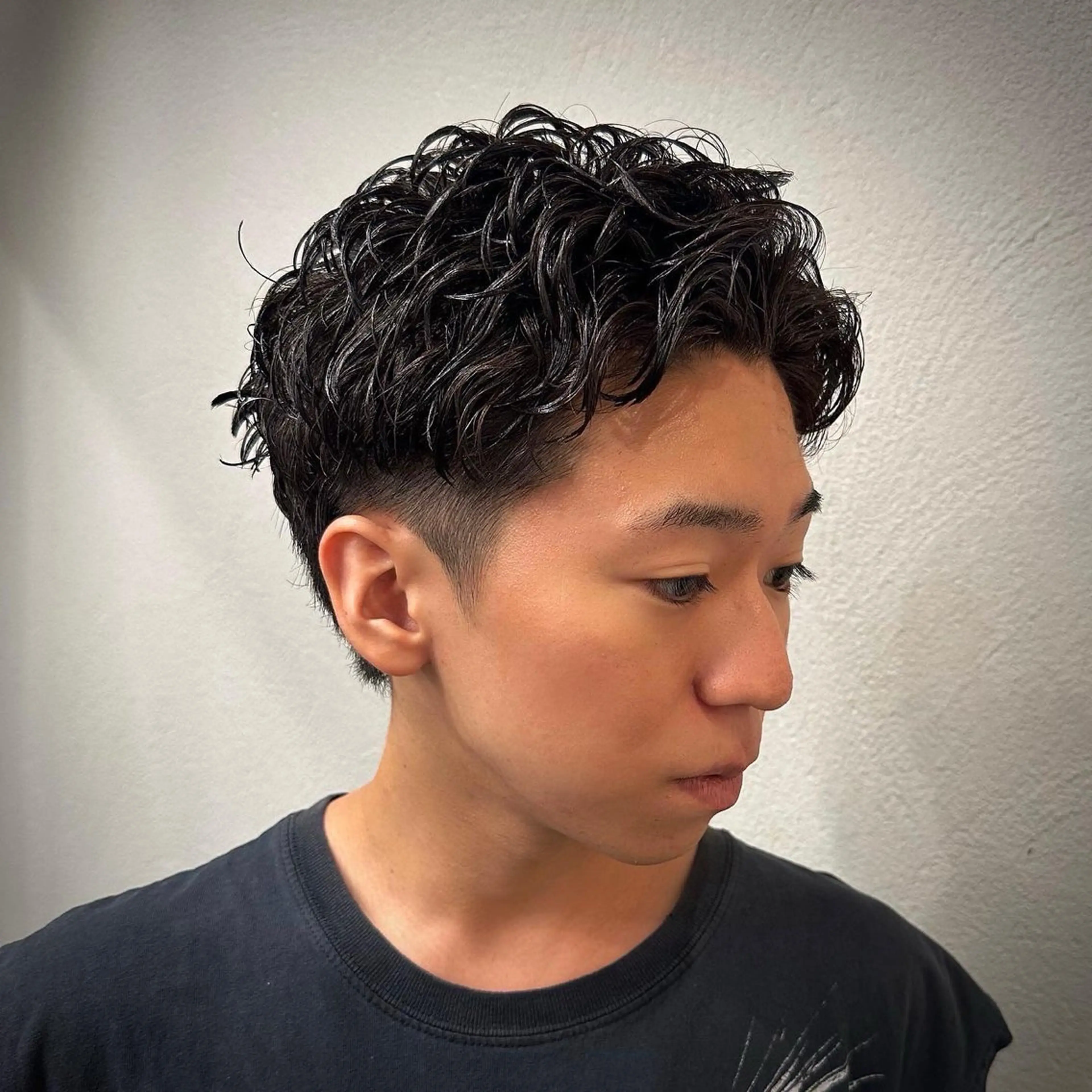 ショート パーマ メンズ メンズパーマ カット パーマ トリートメント ツイスパ/メンズ パーマ/歩夢のヘアスタイル