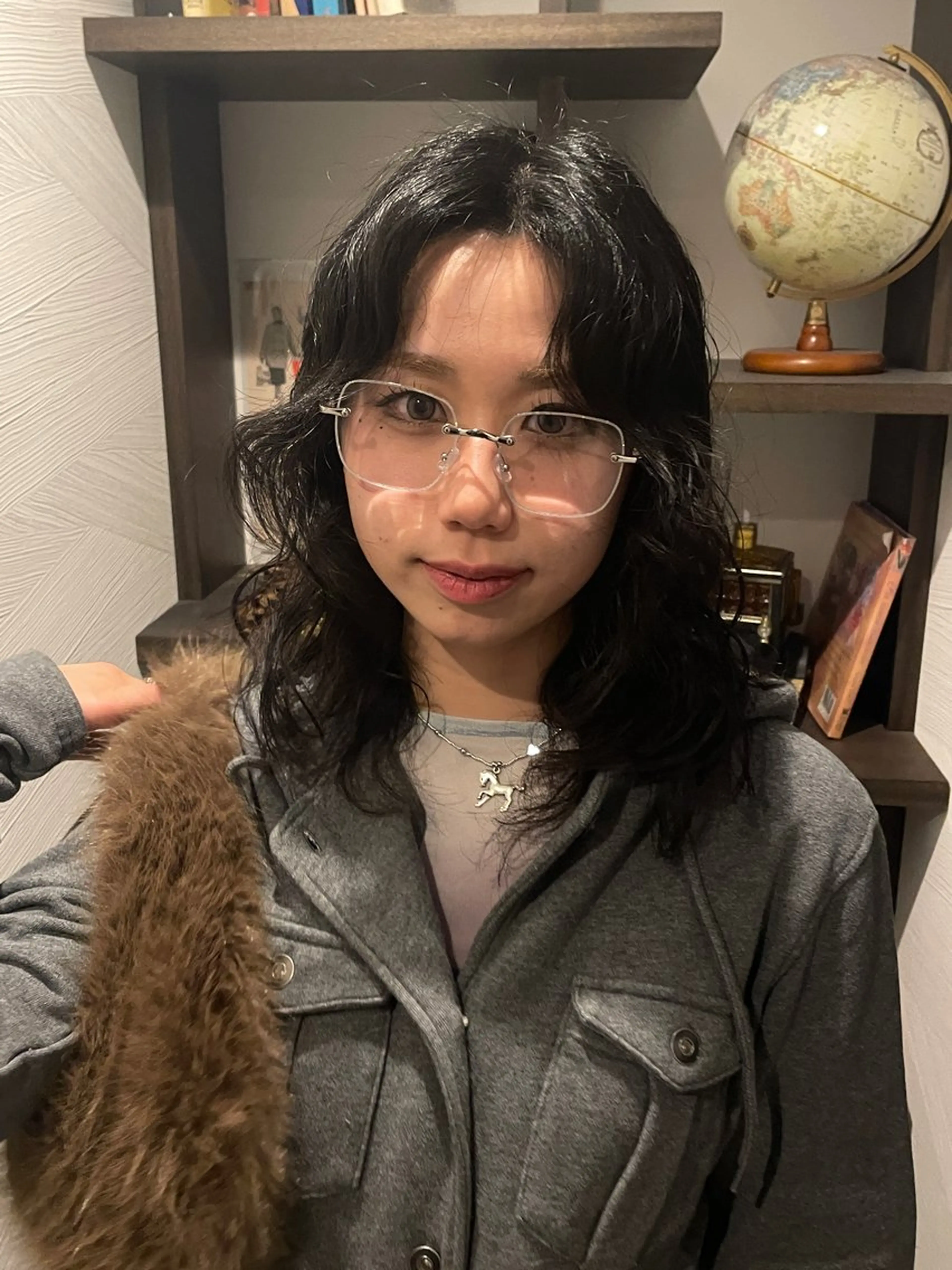 カット&パーマ+極潤トリートメント+クイックヘッドスパの写真