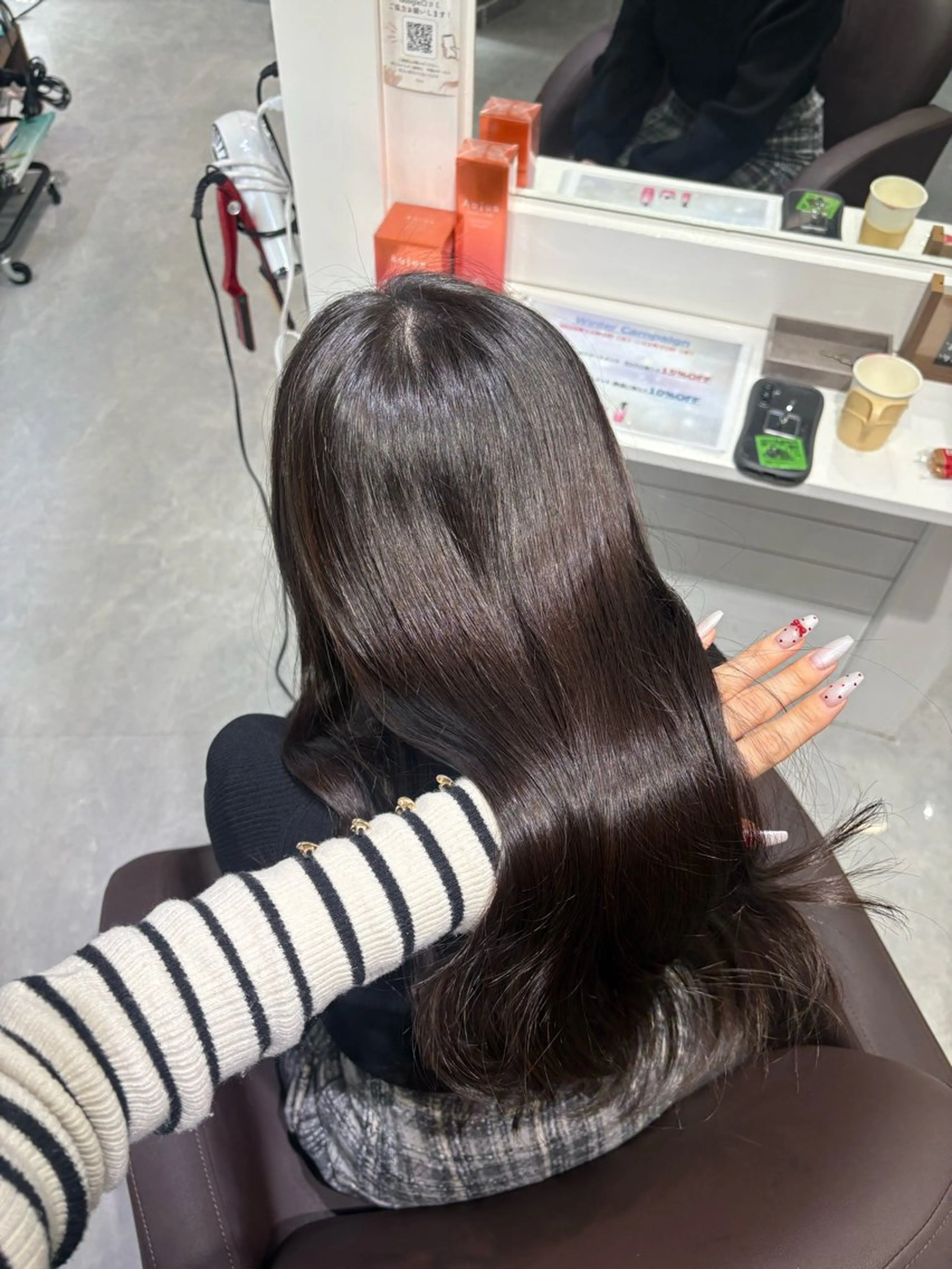 ロング 髪質改善 トリートメント トリートメント ヘッドスパ Aura 髪質改善＆韓国レイヤー所属・あい❤︎ /髪質改善/韓国巻きのヘアスタイル