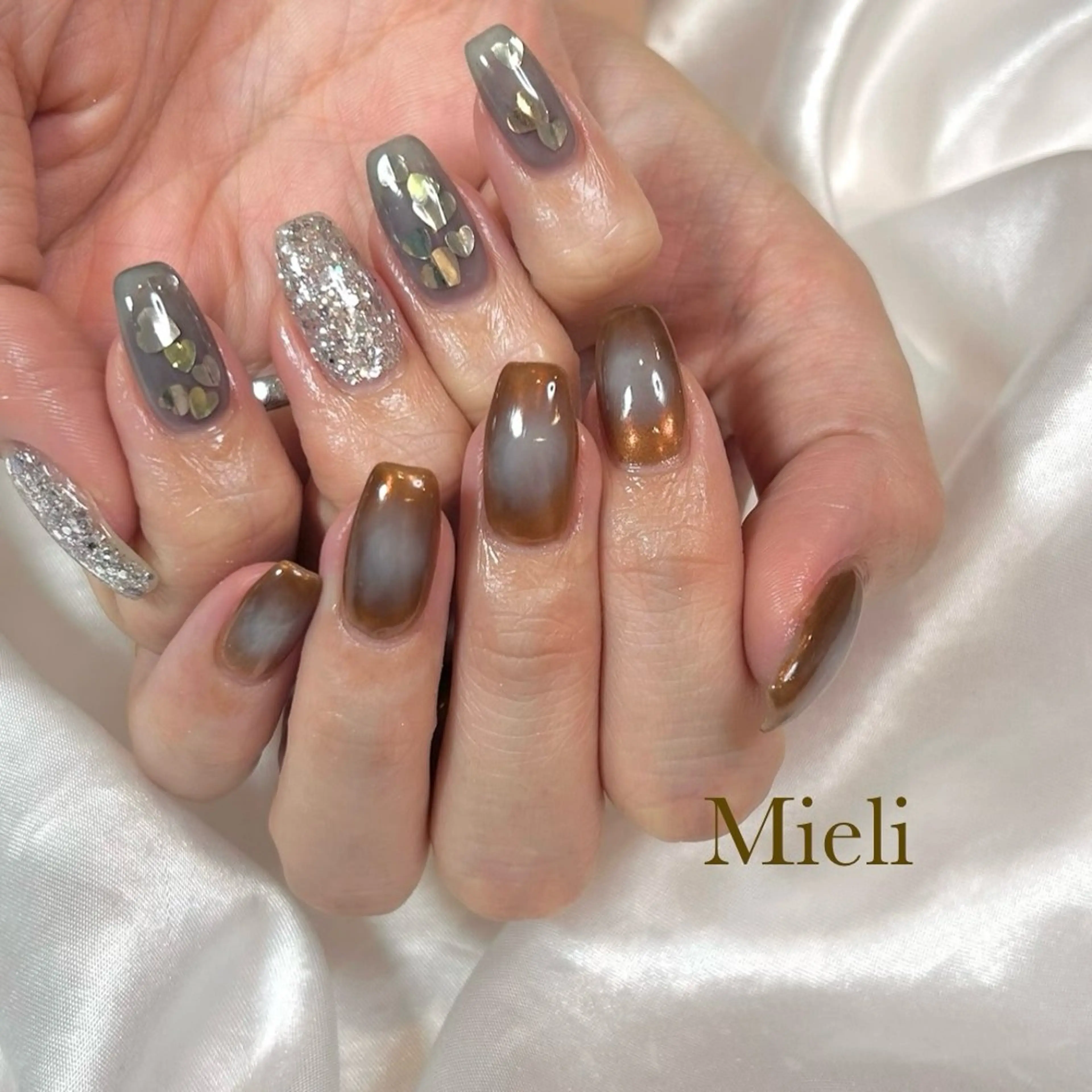 ネイル ネイリストUSUI♡ パラジェルフィルインのネイルデザイン