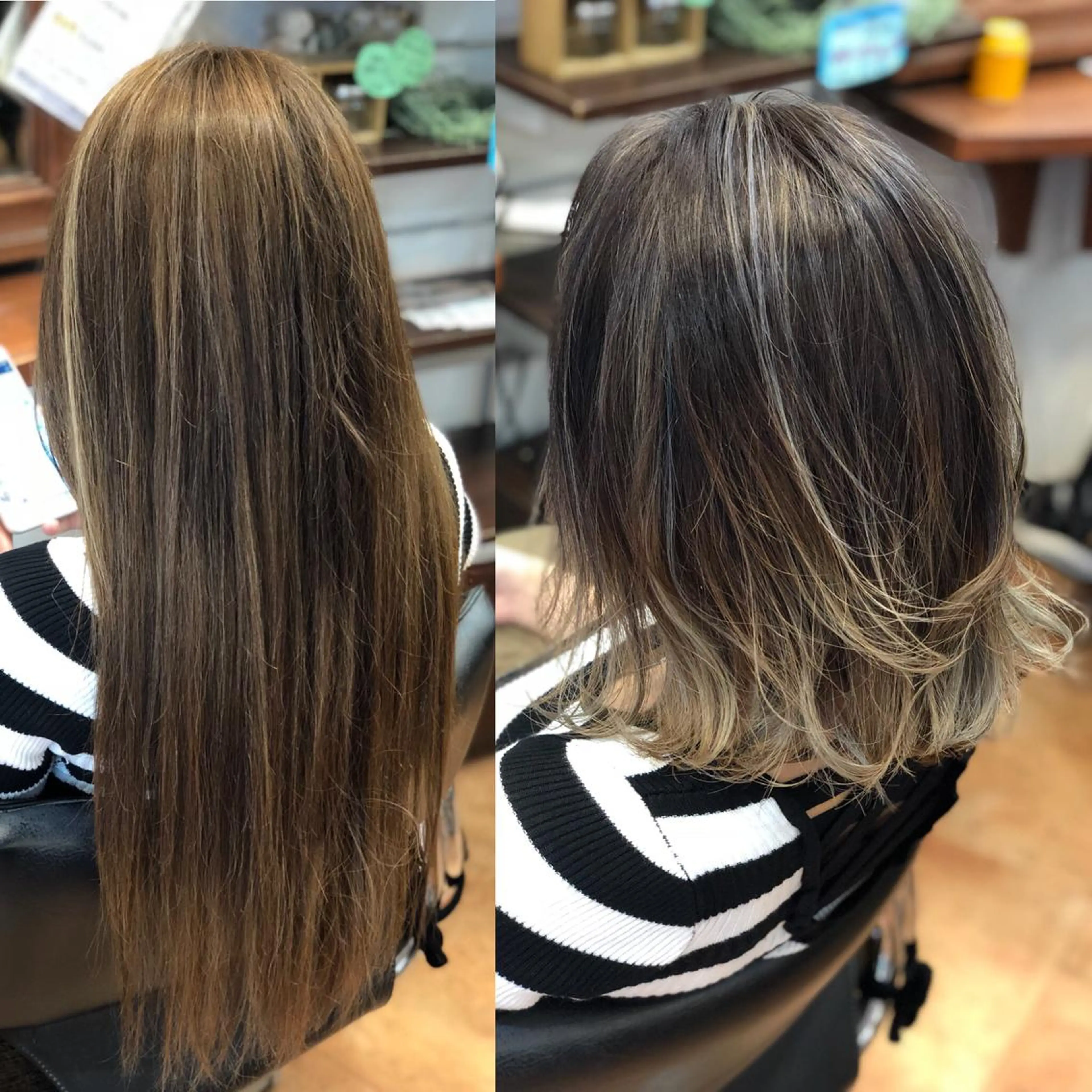 ミディアム ハイライト 外ハネヘア LOCO/ Koukiのヘアスタイル