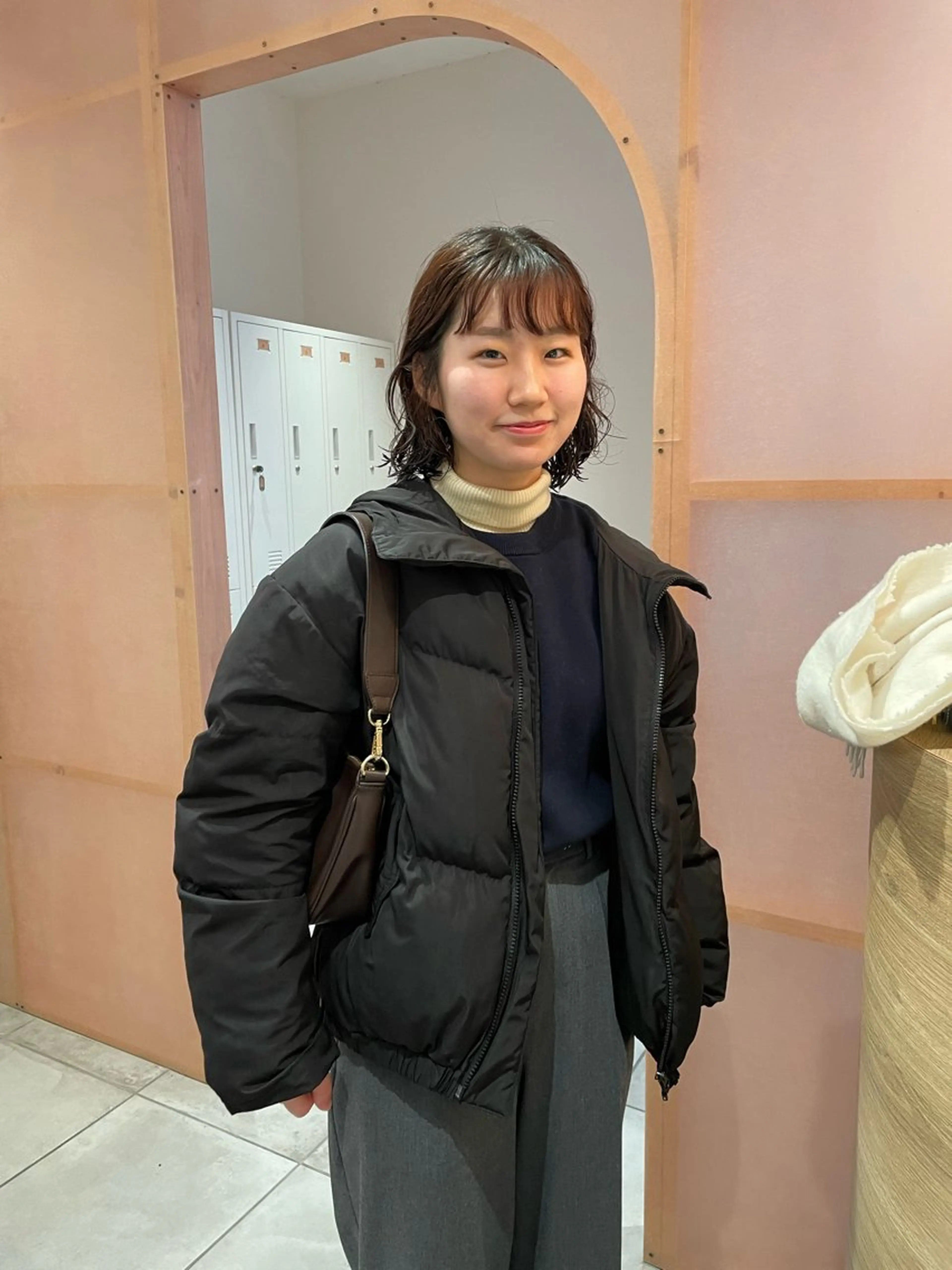 ショート パーマ カット パーマ トリートメント 前原  千尋のヘアスタイル